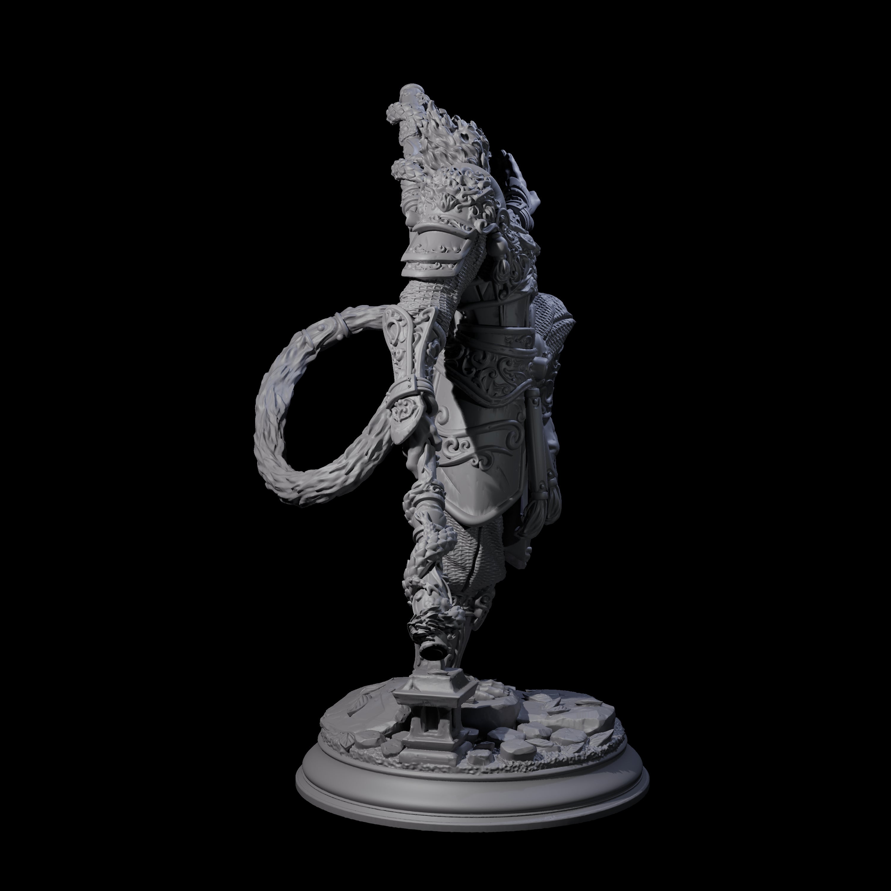 Athletic Monk Miniature for Dungeons and Dragons, Pathfinder or other TTRPGs