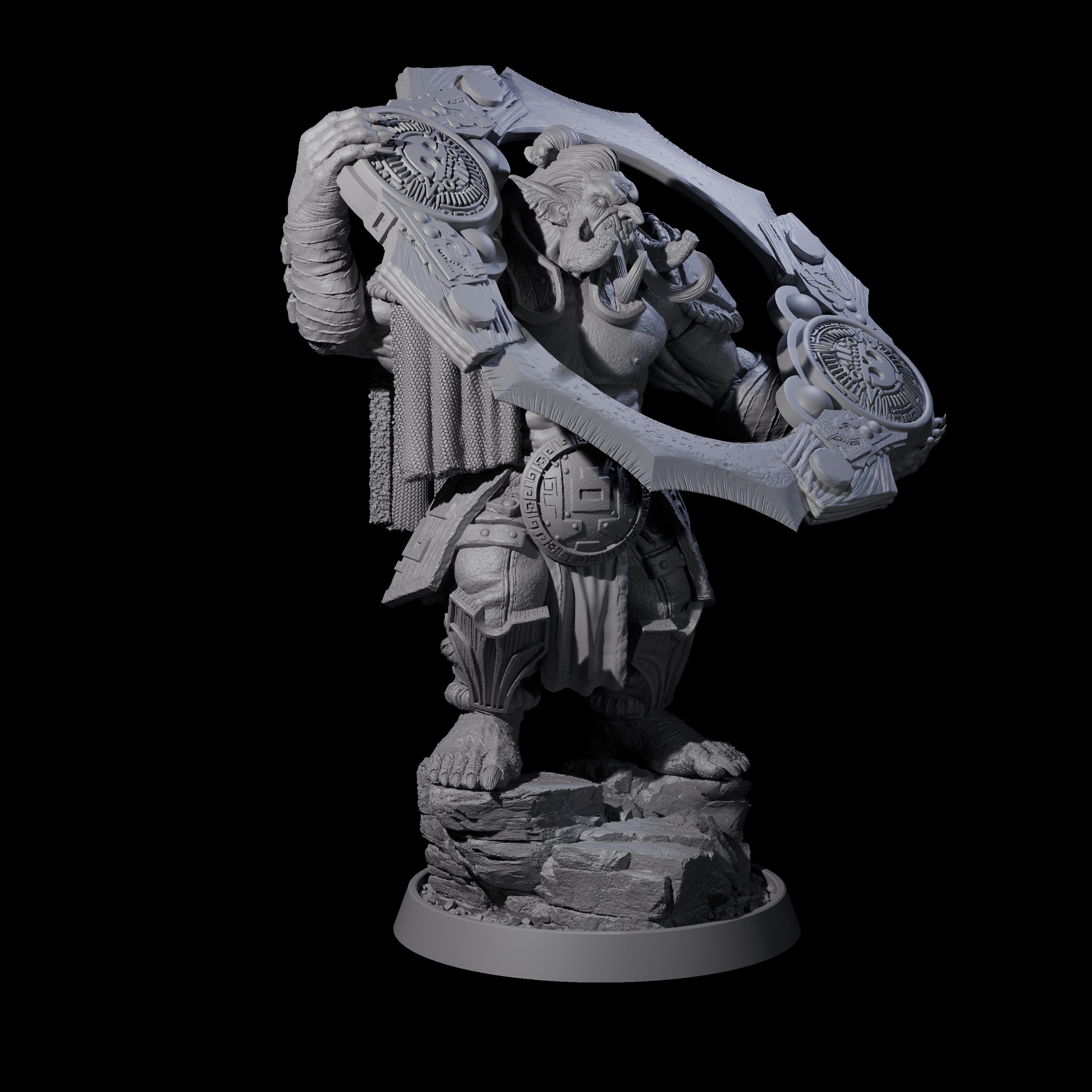 Athletic Tusked Hobgoblin B Miniature for Dungeons and Dragons, Pathfinder or other TTRPGs