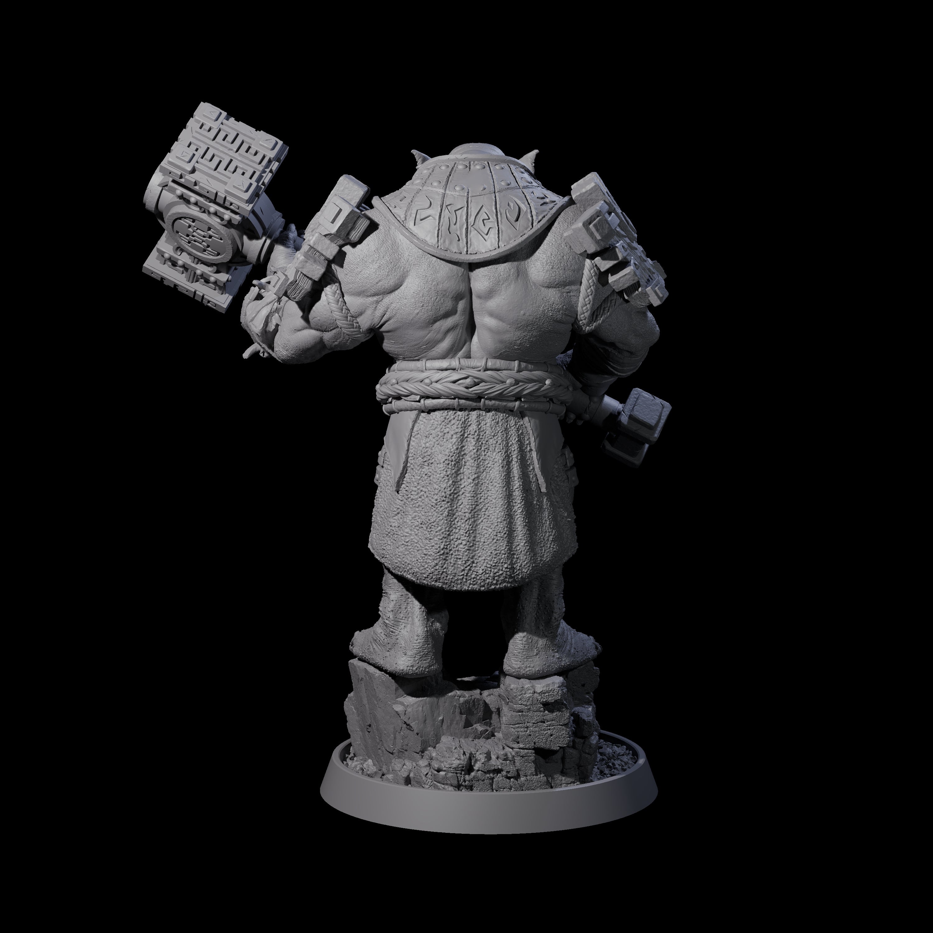 Athletic Tusked Hobgoblin C Miniature for Dungeons and Dragons, Pathfinder or other TTRPGs