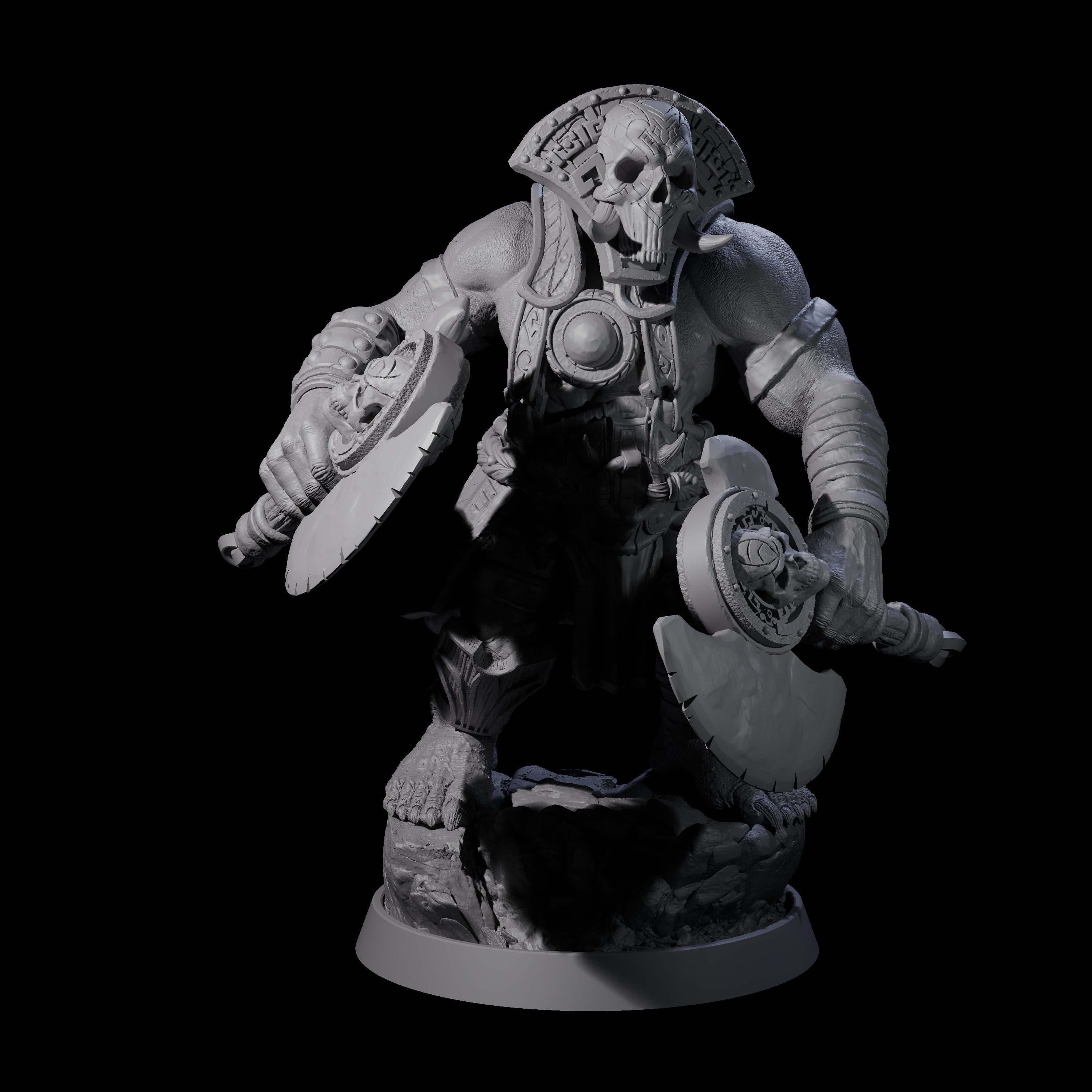 Athletic Tusked Hobgoblin D Miniature for Dungeons and Dragons, Pathfinder or other TTRPGs