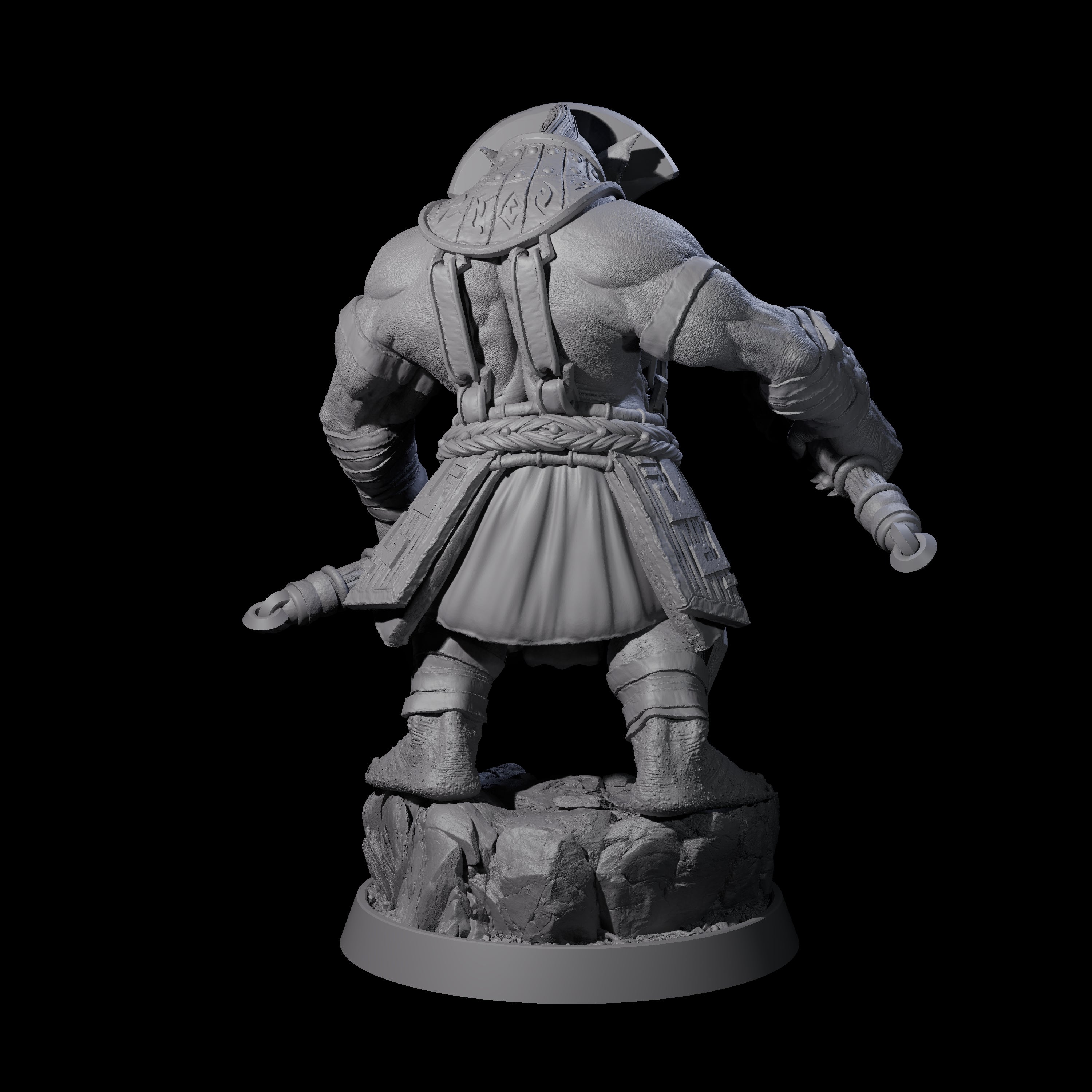Athletic Tusked Hobgoblin D Miniature for Dungeons and Dragons, Pathfinder or other TTRPGs