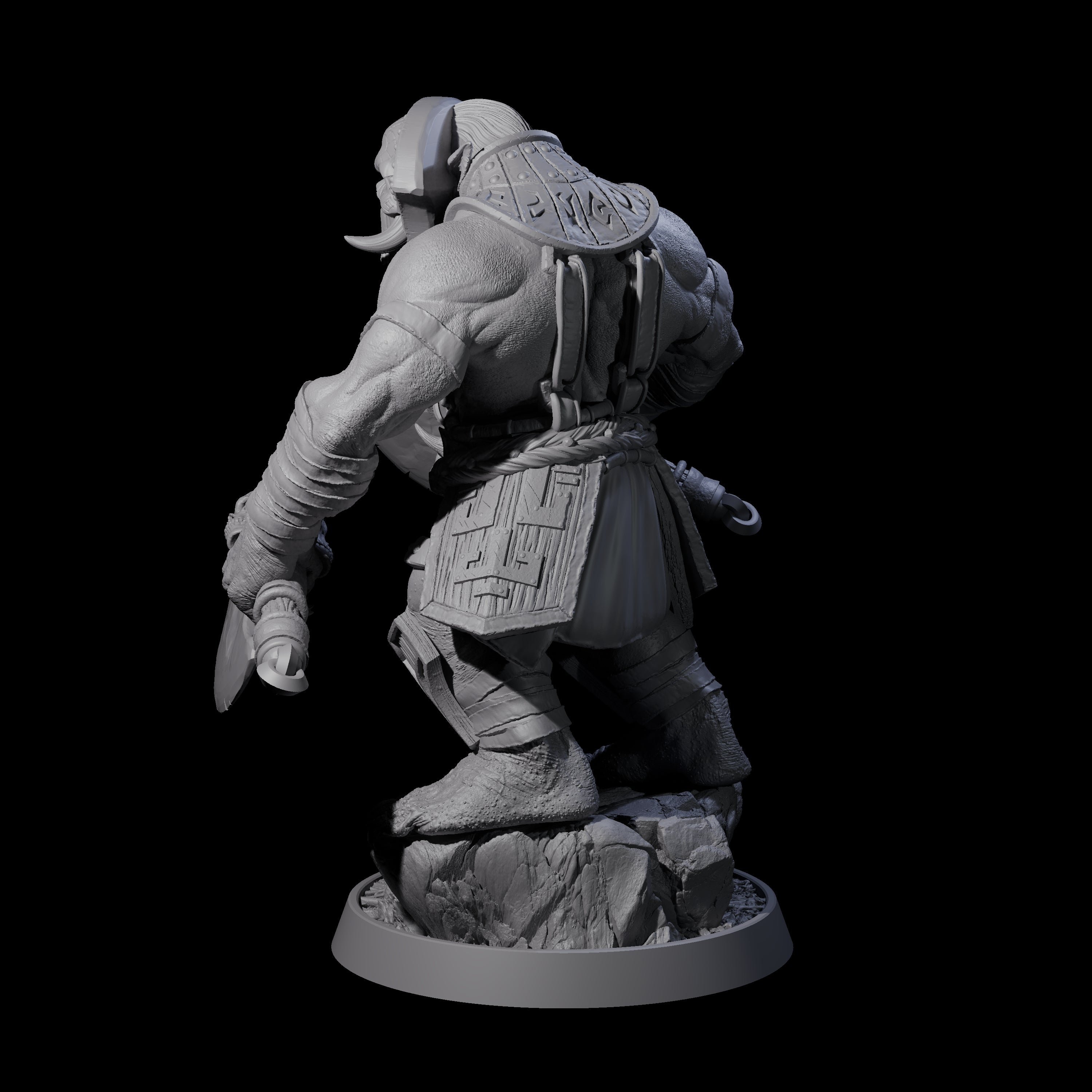 Athletic Tusked Hobgoblin D Miniature for Dungeons and Dragons, Pathfinder or other TTRPGs