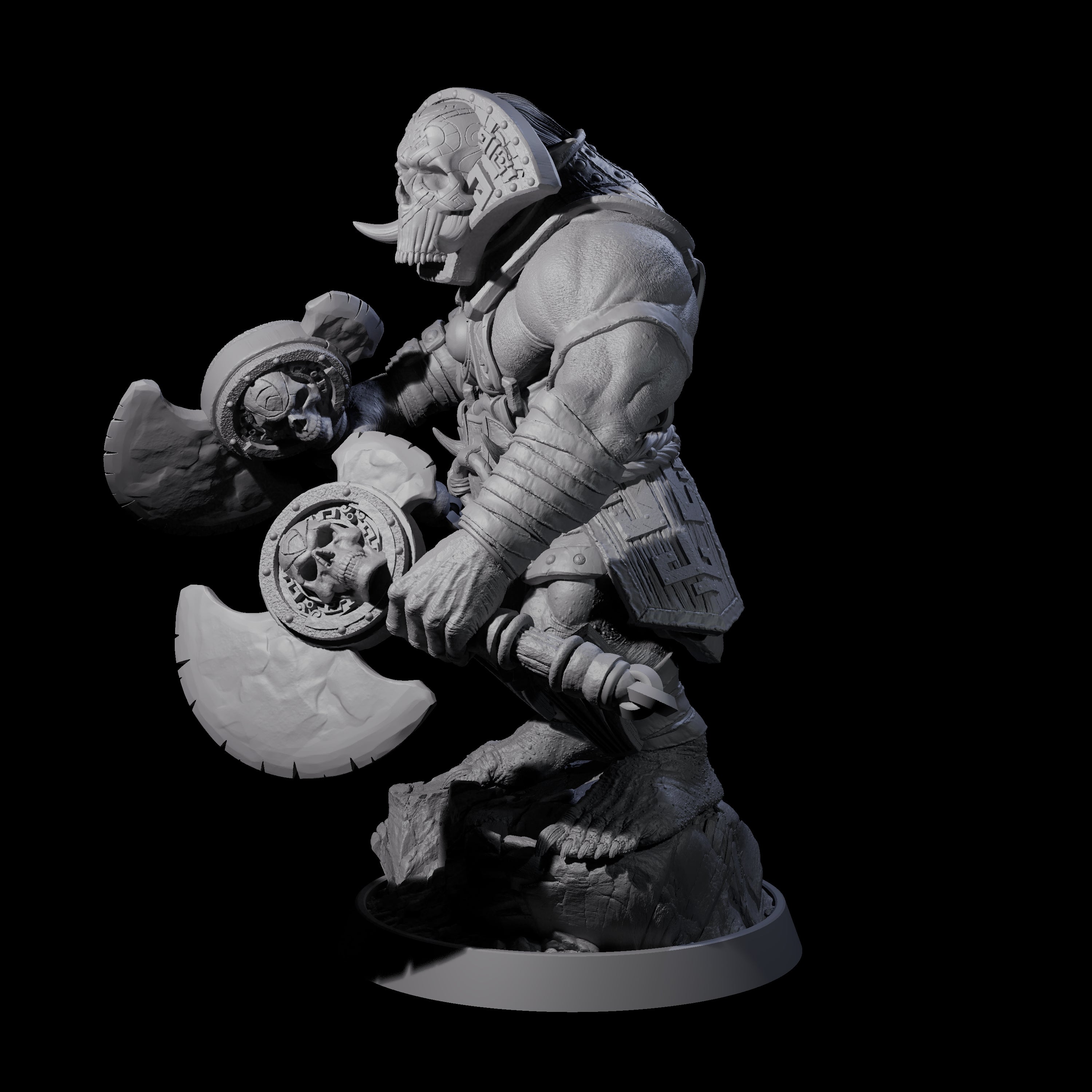 Athletic Tusked Hobgoblin D Miniature for Dungeons and Dragons, Pathfinder or other TTRPGs