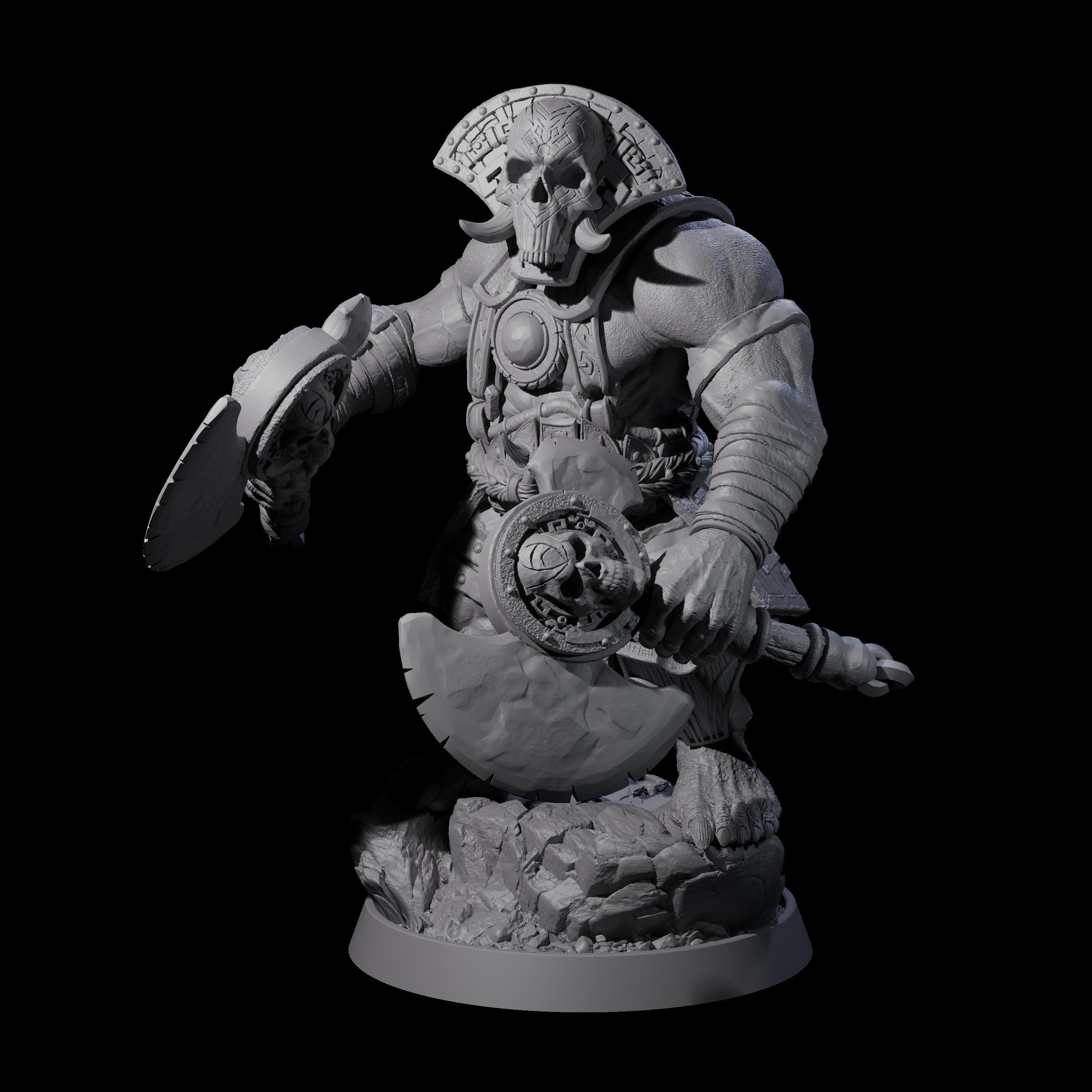 Athletic Tusked Hobgoblin D Miniature for Dungeons and Dragons, Pathfinder or other TTRPGs