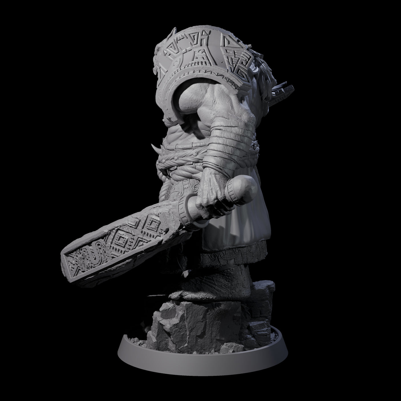 Athletic Tusked Hobgoblin E Miniature for Dungeons and Dragons, Pathfinder or other TTRPGs