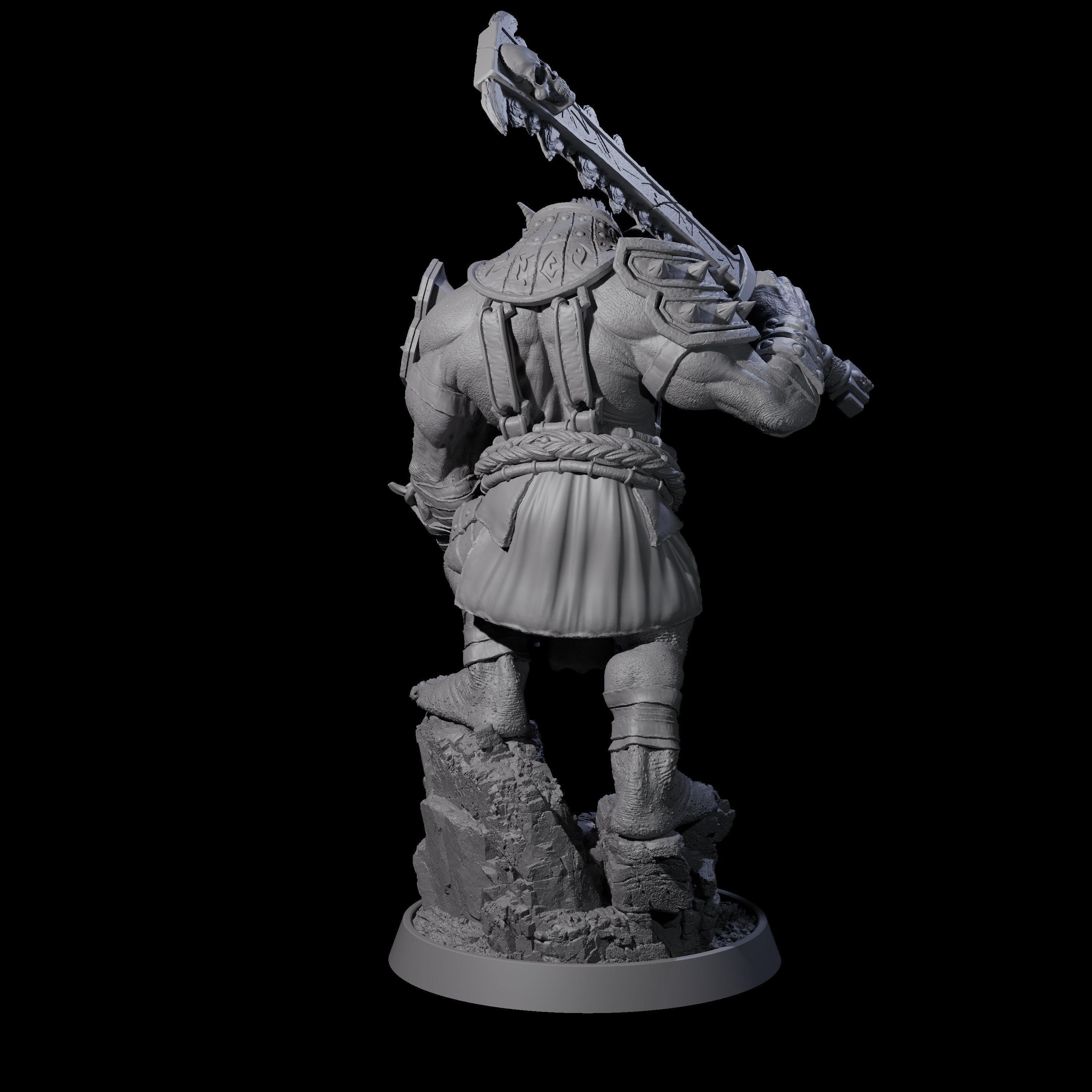 Athletic Tusked Hobgoblin J Miniature for Dungeons and Dragons, Pathfinder or other TTRPGs