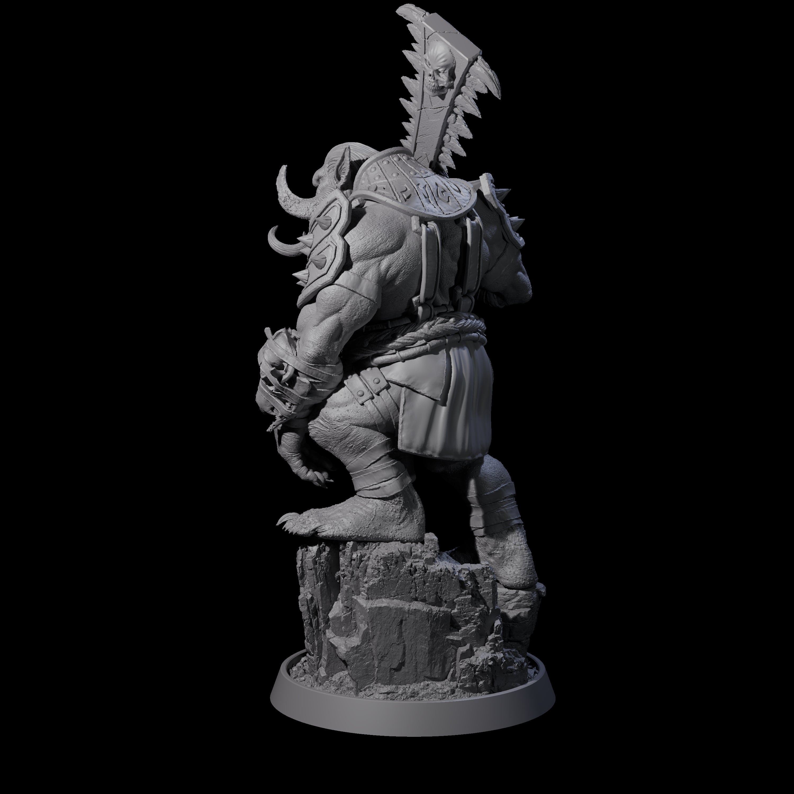 Athletic Tusked Hobgoblin J Miniature for Dungeons and Dragons, Pathfinder or other TTRPGs