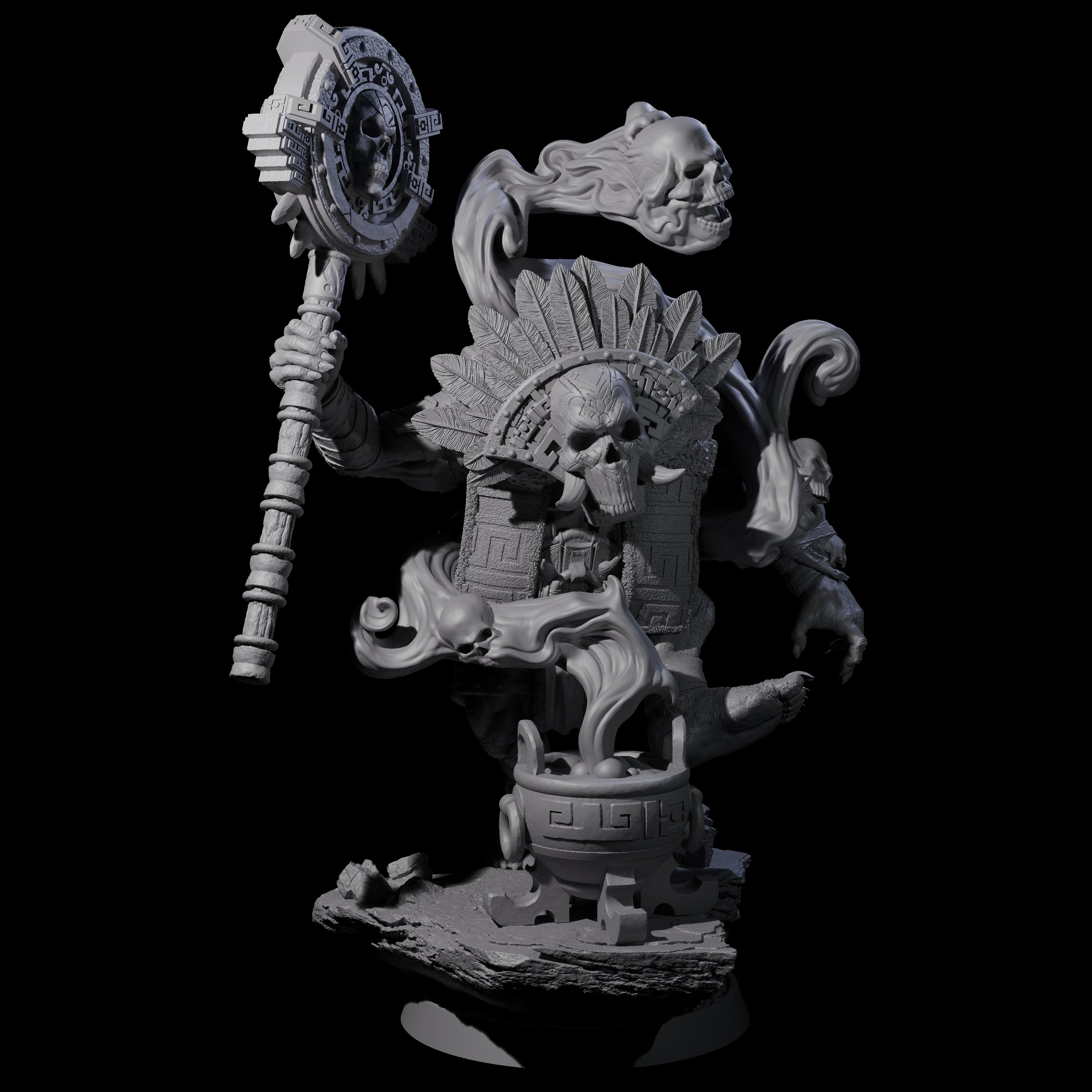 Athletic Tusked Hobgoblin K Miniature for Dungeons and Dragons, Pathfinder or other TTRPGs