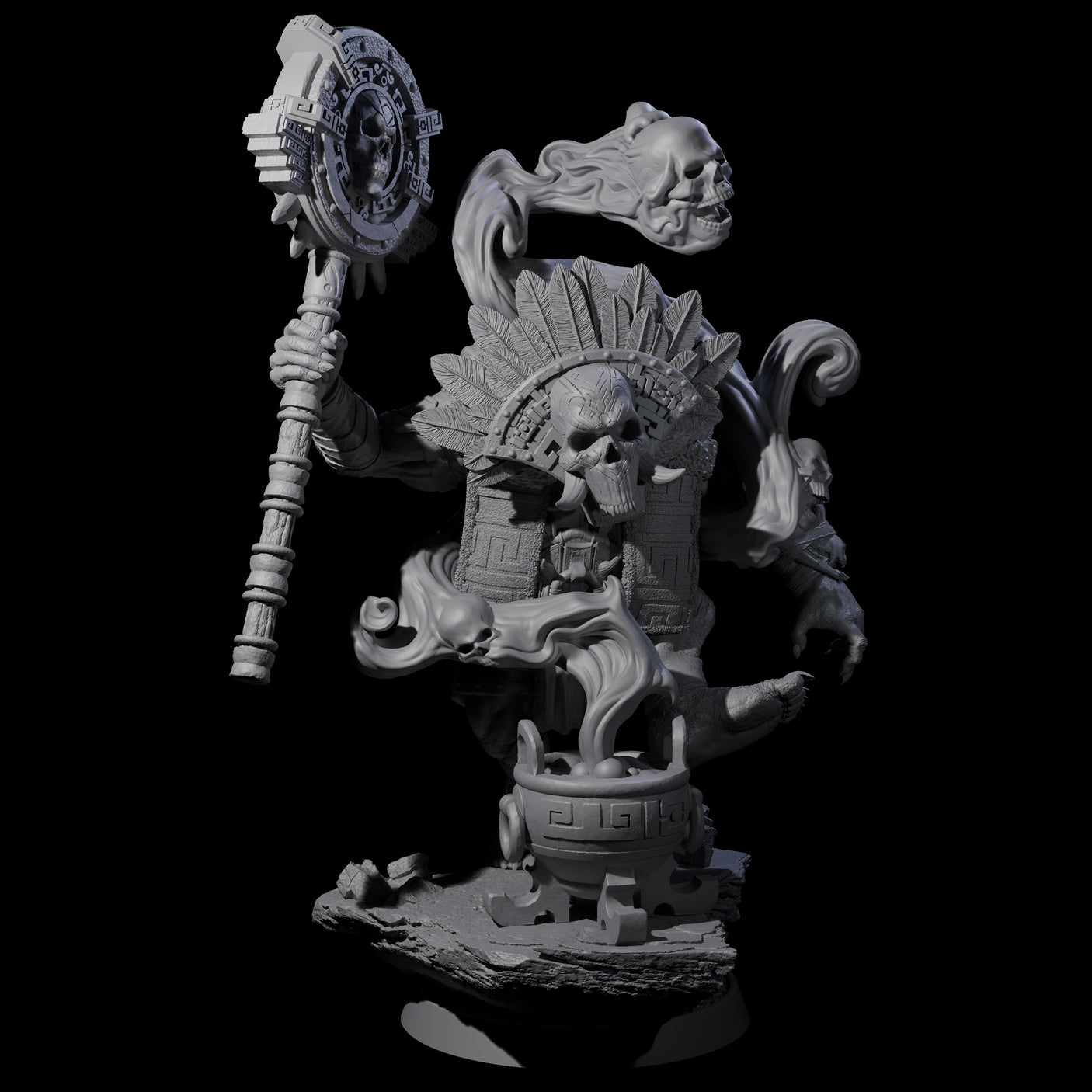 Athletic Tusked Hobgoblin K Miniature for Dungeons and Dragons, Pathfinder or other TTRPGs