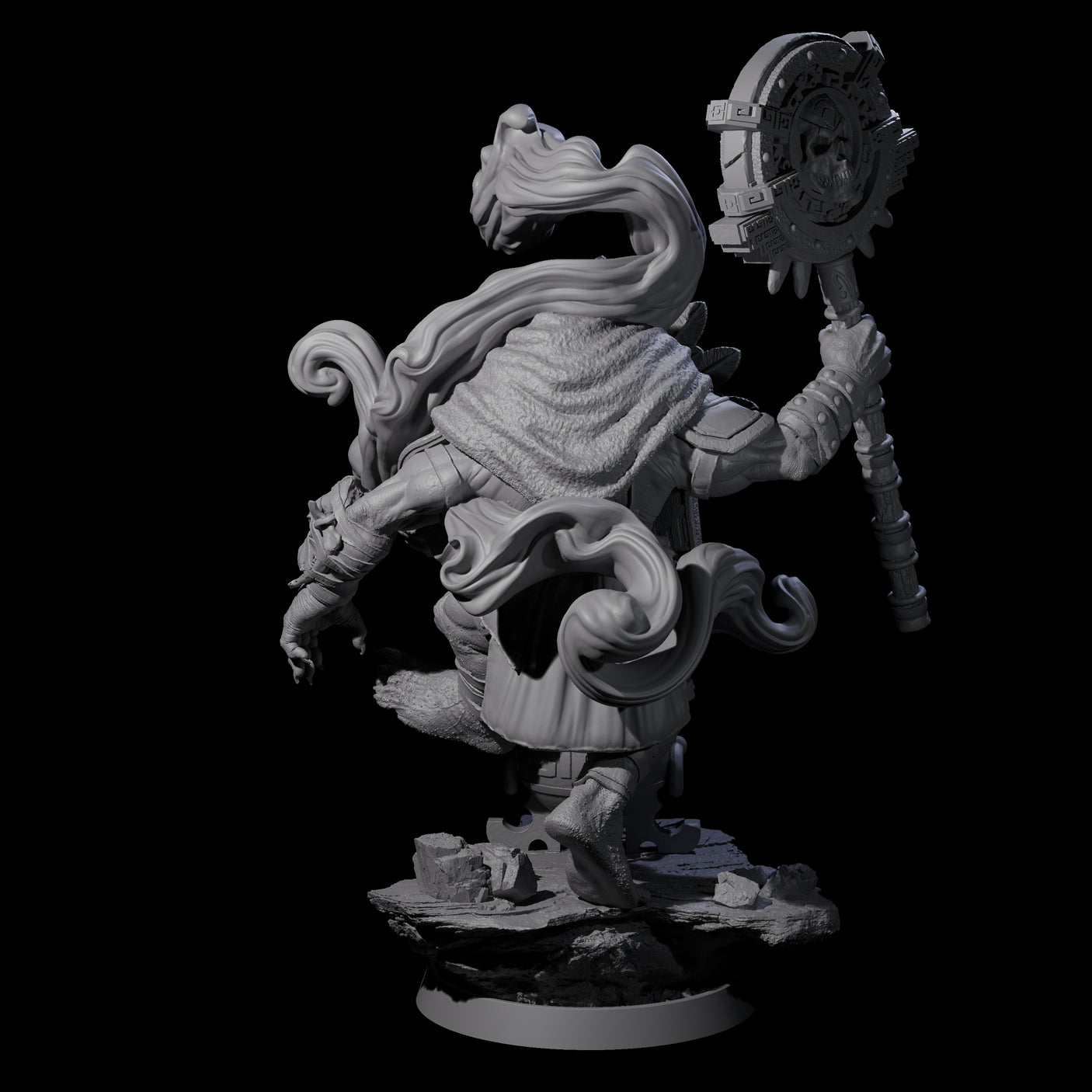 Athletic Tusked Hobgoblin K Miniature for Dungeons and Dragons, Pathfinder or other TTRPGs