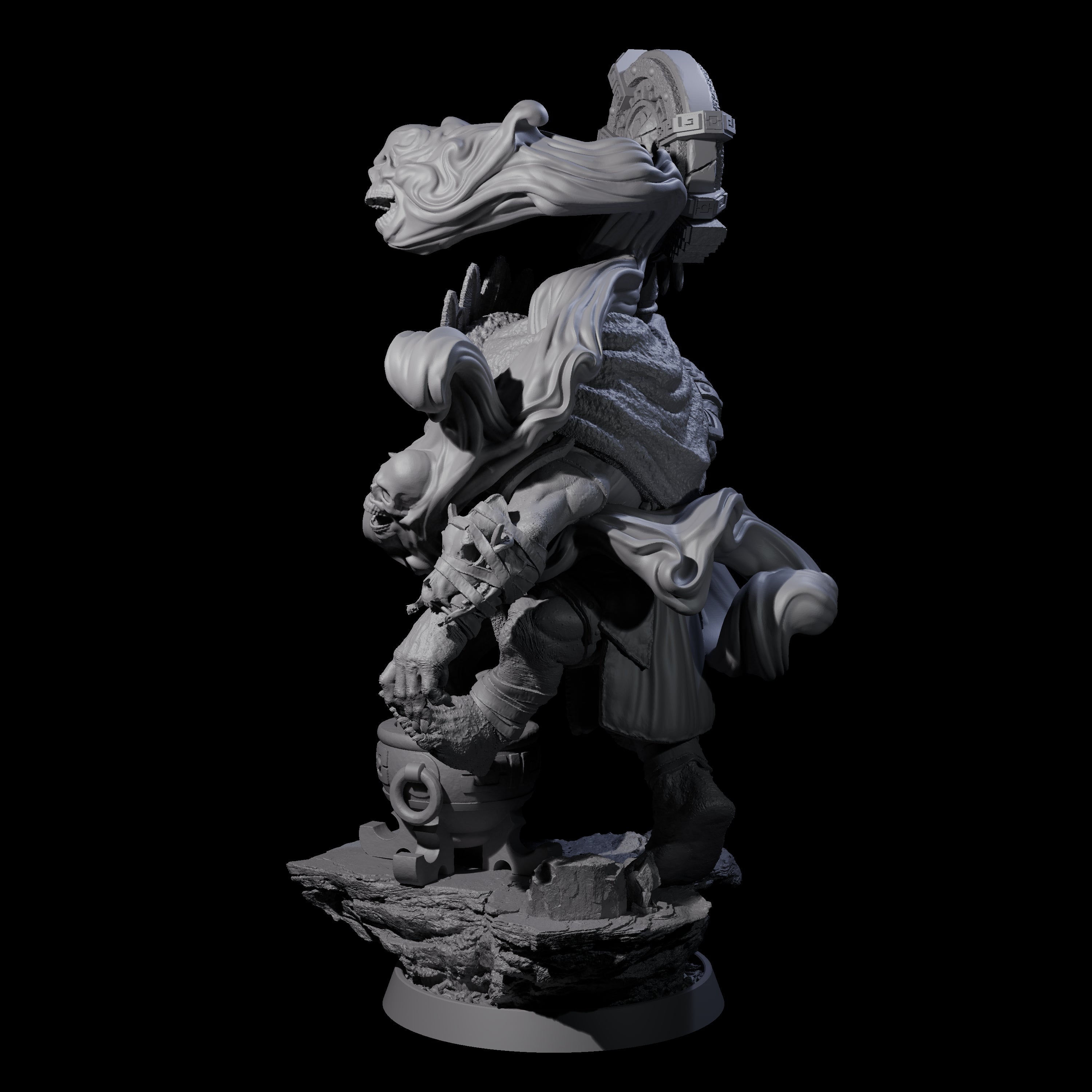 Athletic Tusked Hobgoblin K Miniature for Dungeons and Dragons, Pathfinder or other TTRPGs