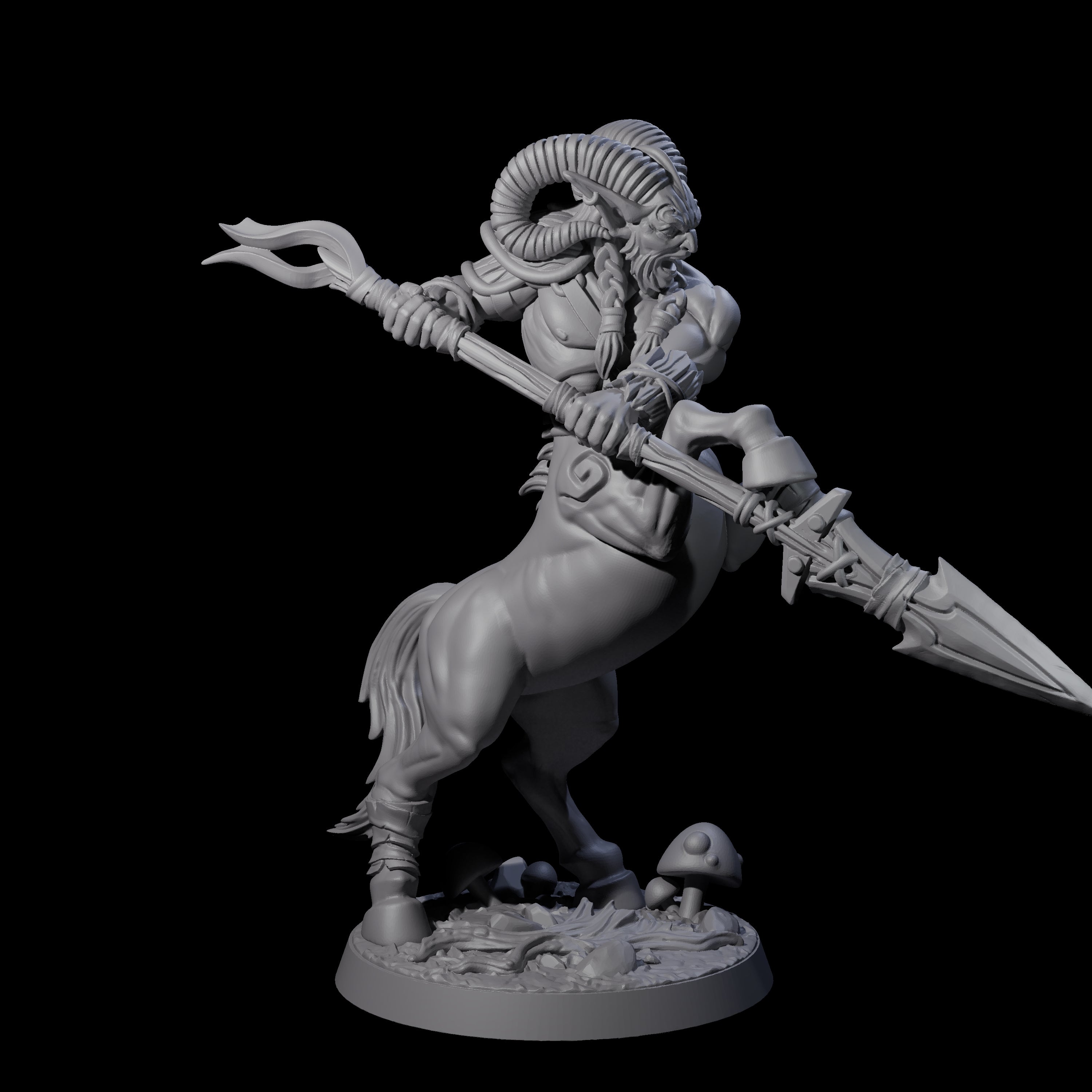 Attacking Centaur Miniature for Dungeons and Dragons, Pathfinder or other TTRPGs