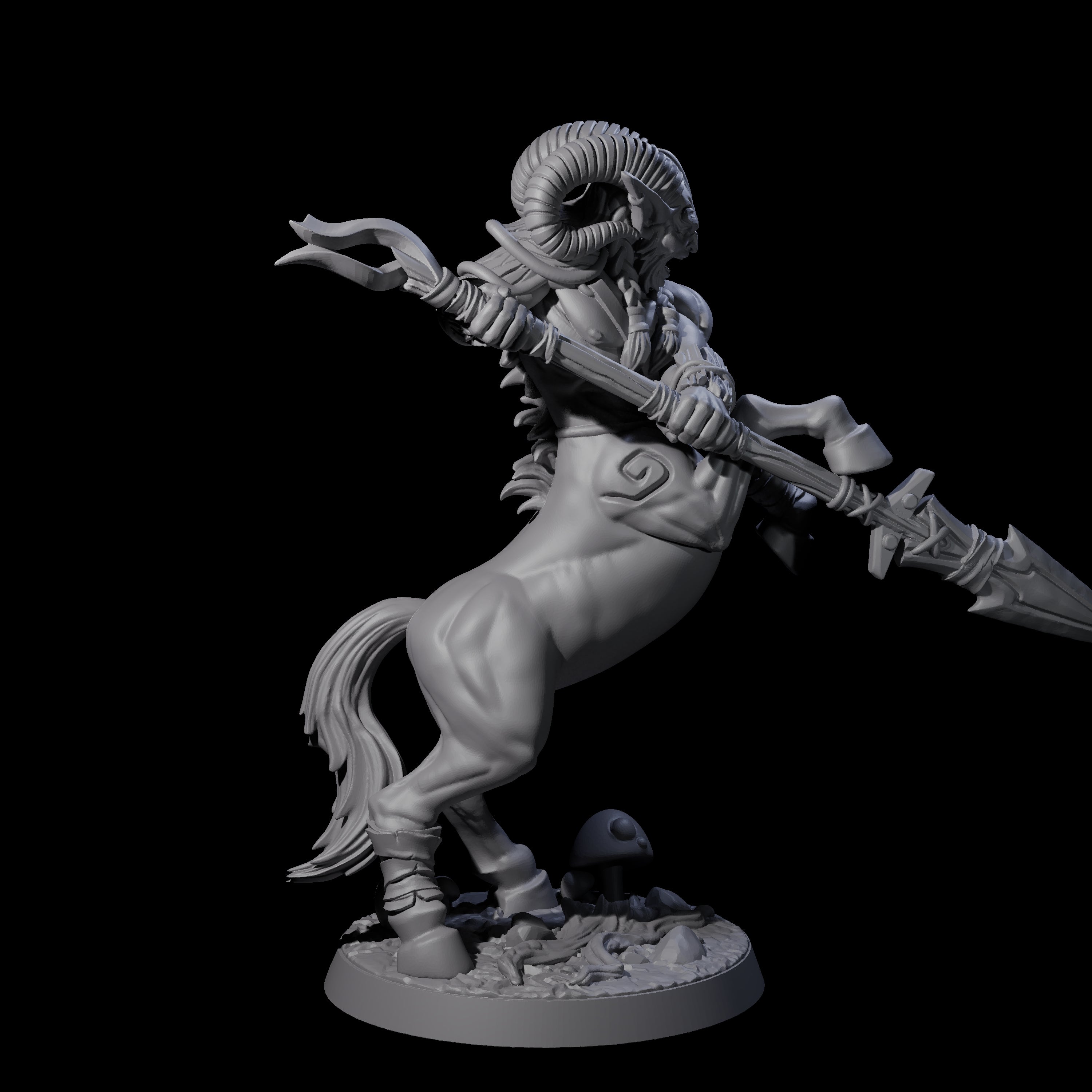 Attacking Centaur Miniature for Dungeons and Dragons, Pathfinder or other TTRPGs