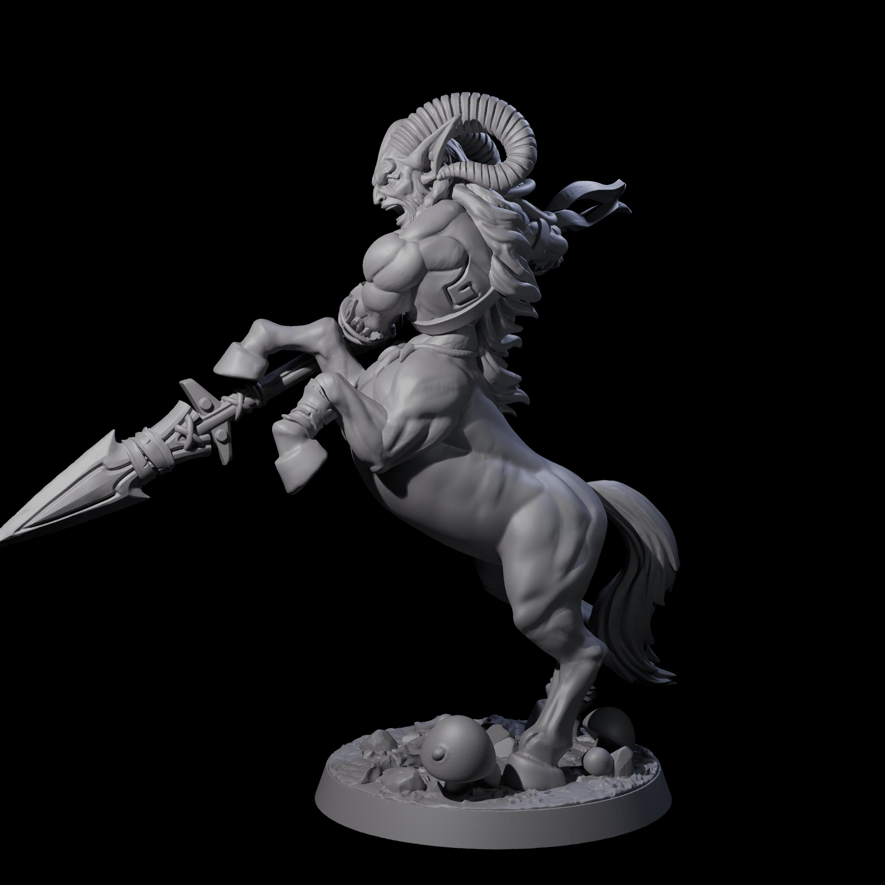 Attacking Centaur Miniature for Dungeons and Dragons, Pathfinder or other TTRPGs