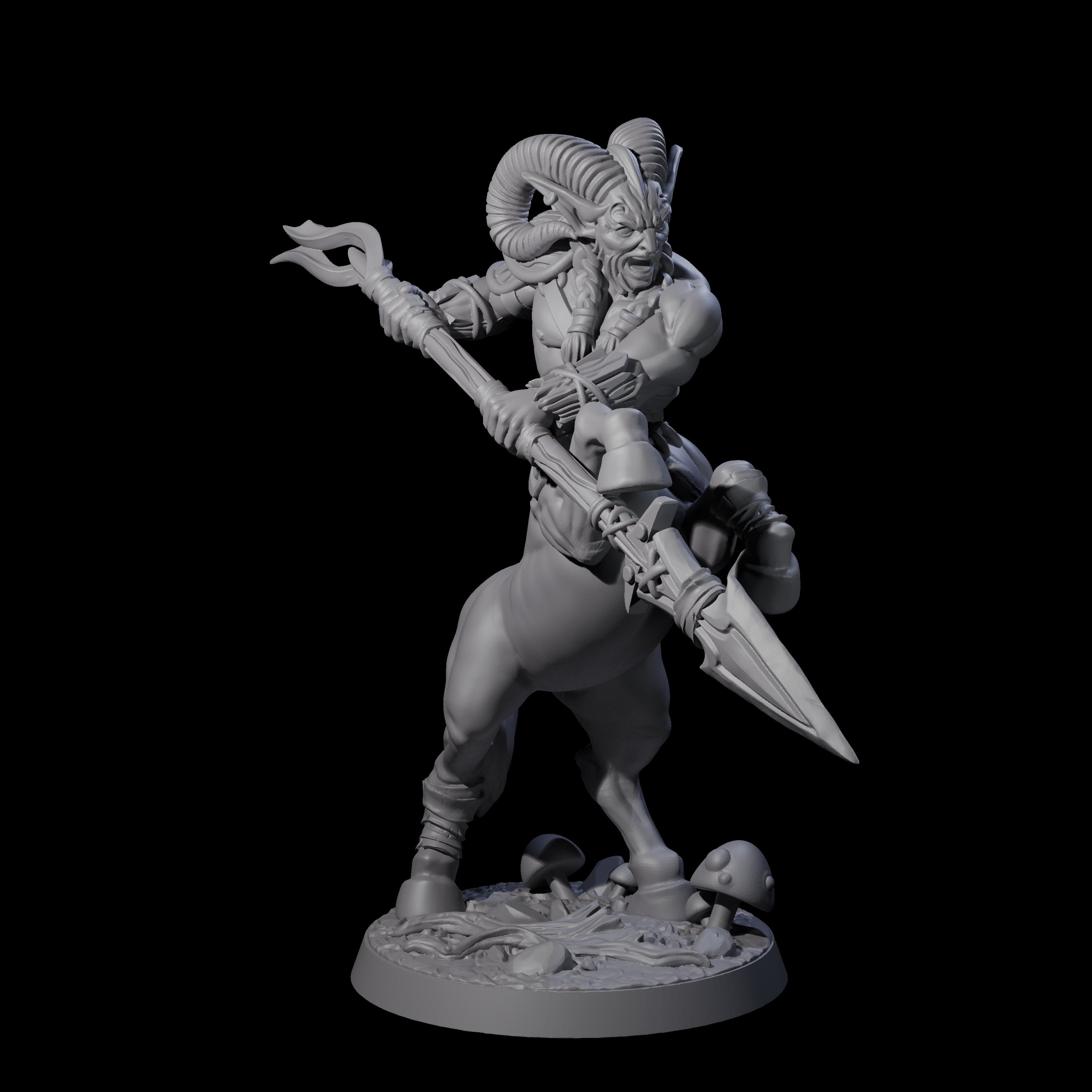 Attacking Centaur Miniature for Dungeons and Dragons, Pathfinder or other TTRPGs