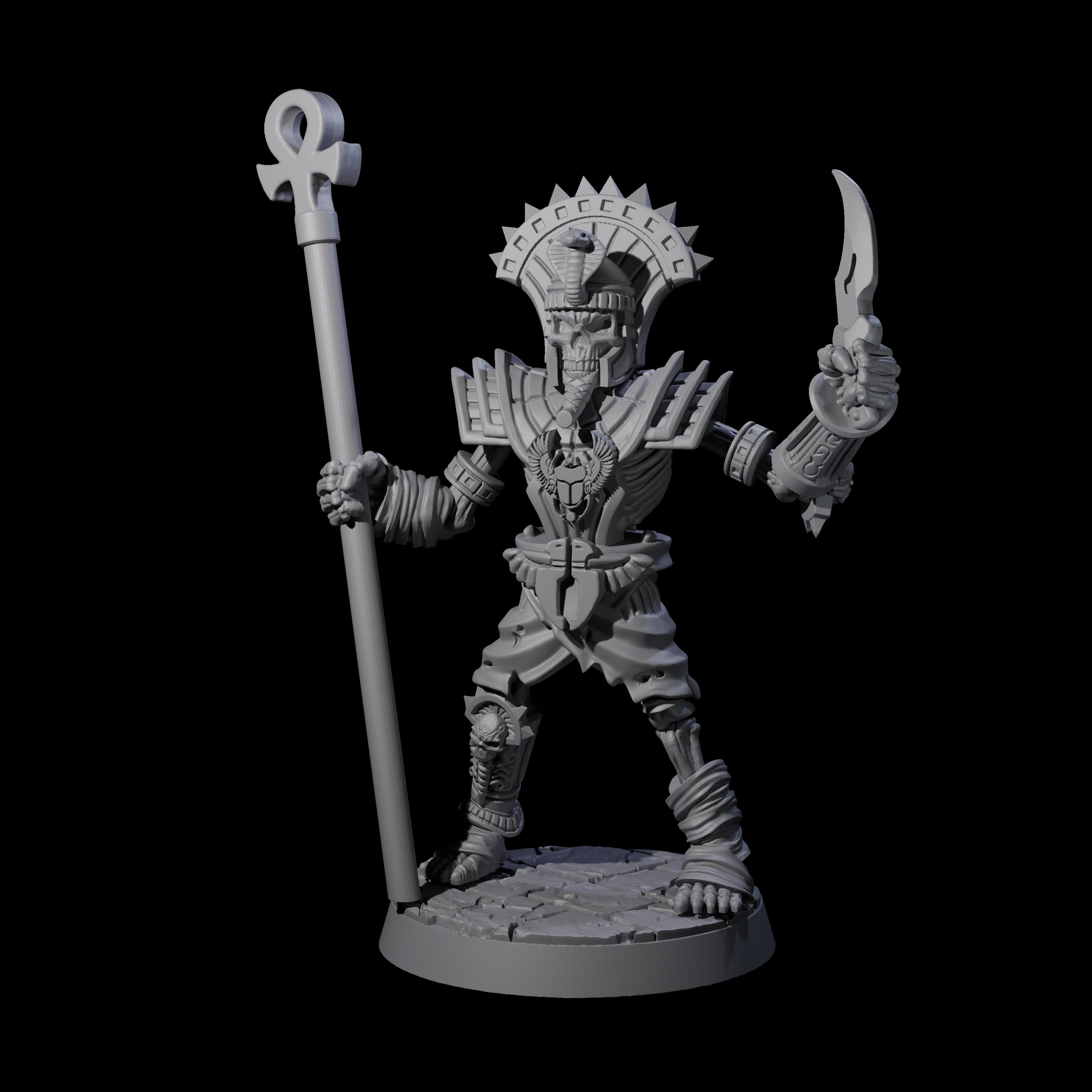 Attacking Mummy A Miniature for Dungeons and Dragons, Pathfinder or other TTRPGs