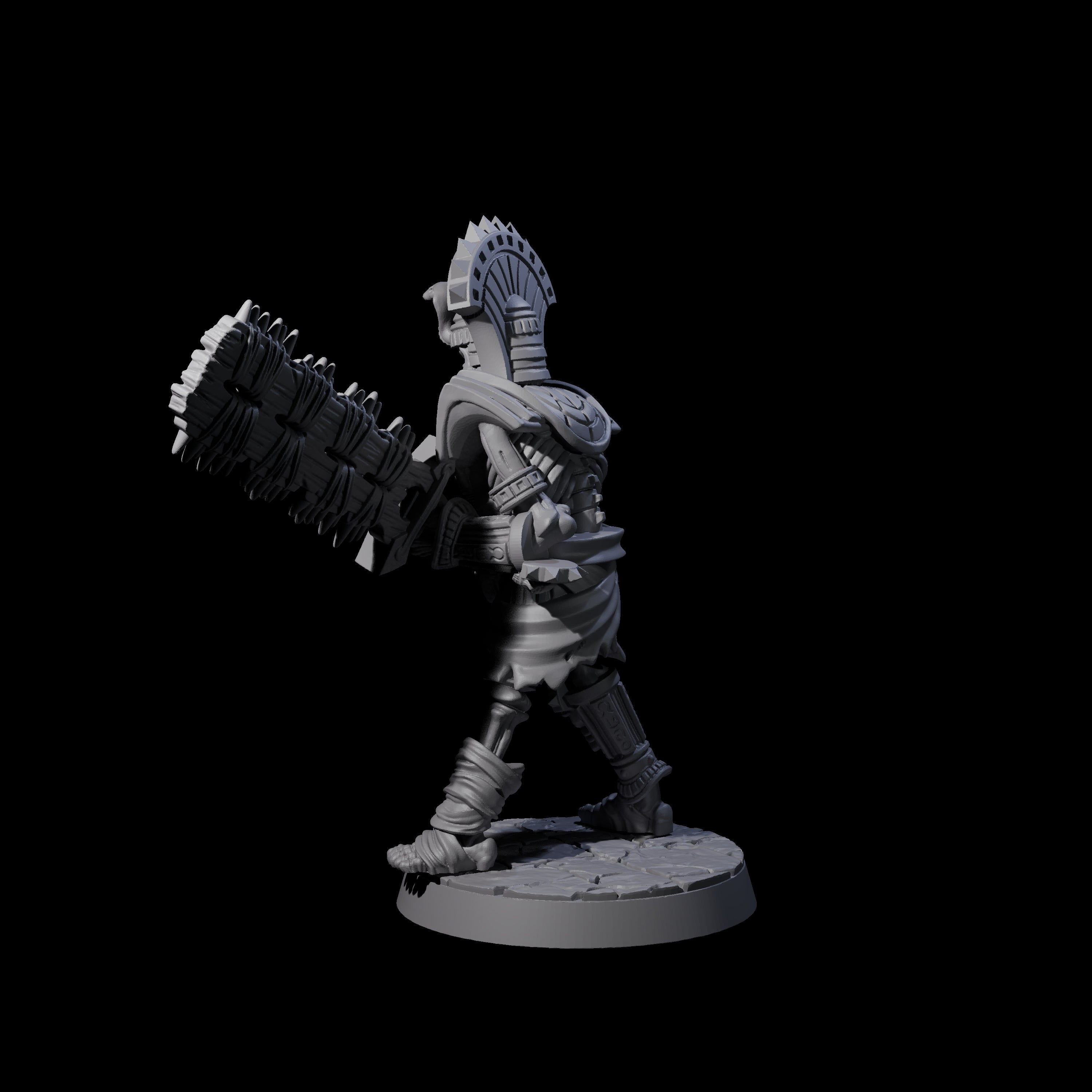 Attacking Mummy B Miniature for Dungeons and Dragons, Pathfinder or other TTRPGs