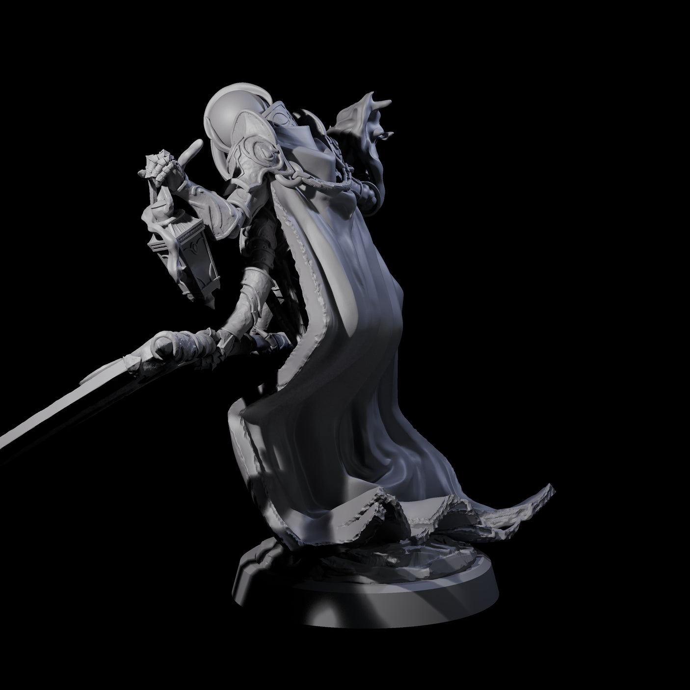 Attendant Ossuary Theurge A Miniature for Dungeons and Dragons, Pathfinder or other TTRPGs