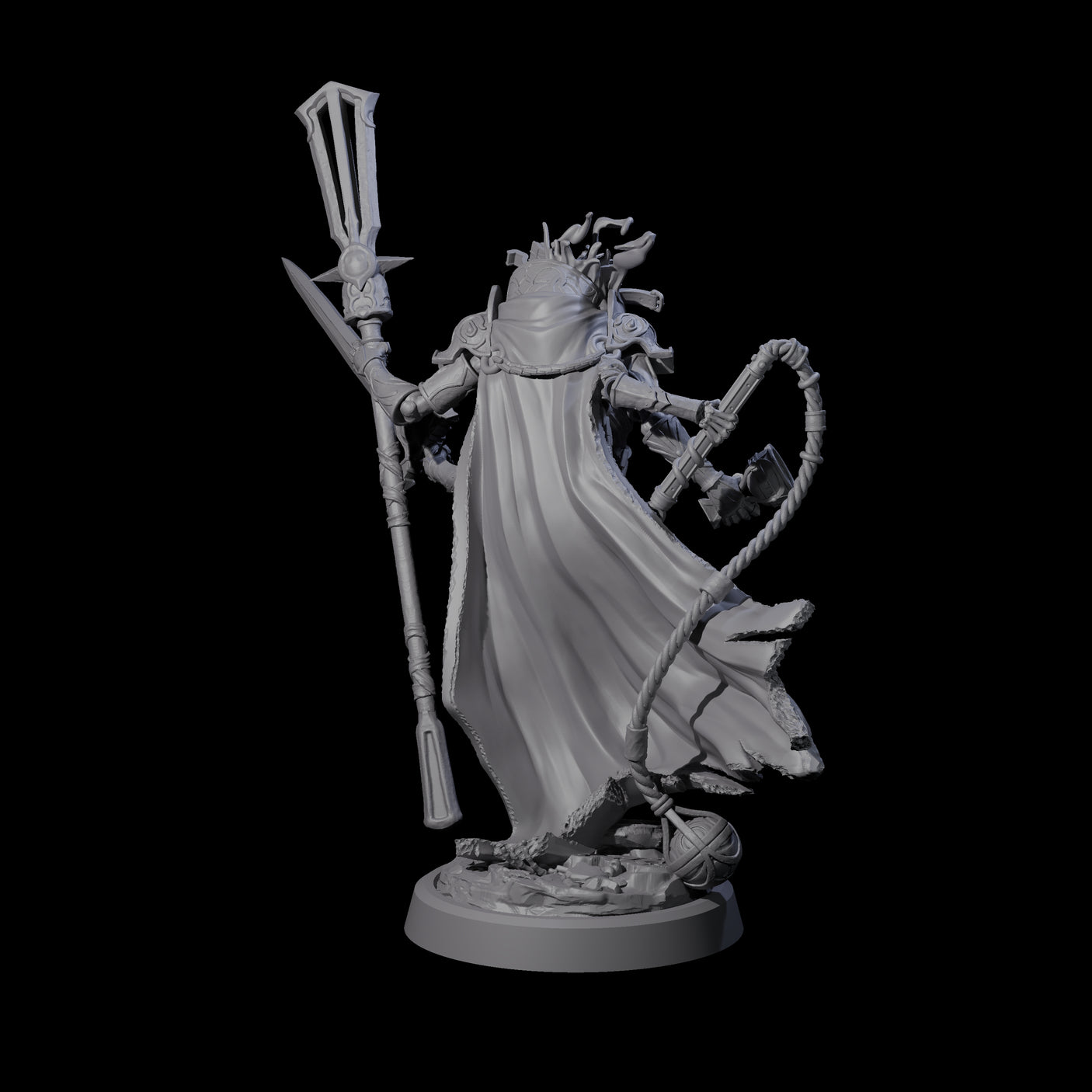 Attendant Ossuary Theurge B Miniature for Dungeons and Dragons, Pathfinder or other TTRPGs