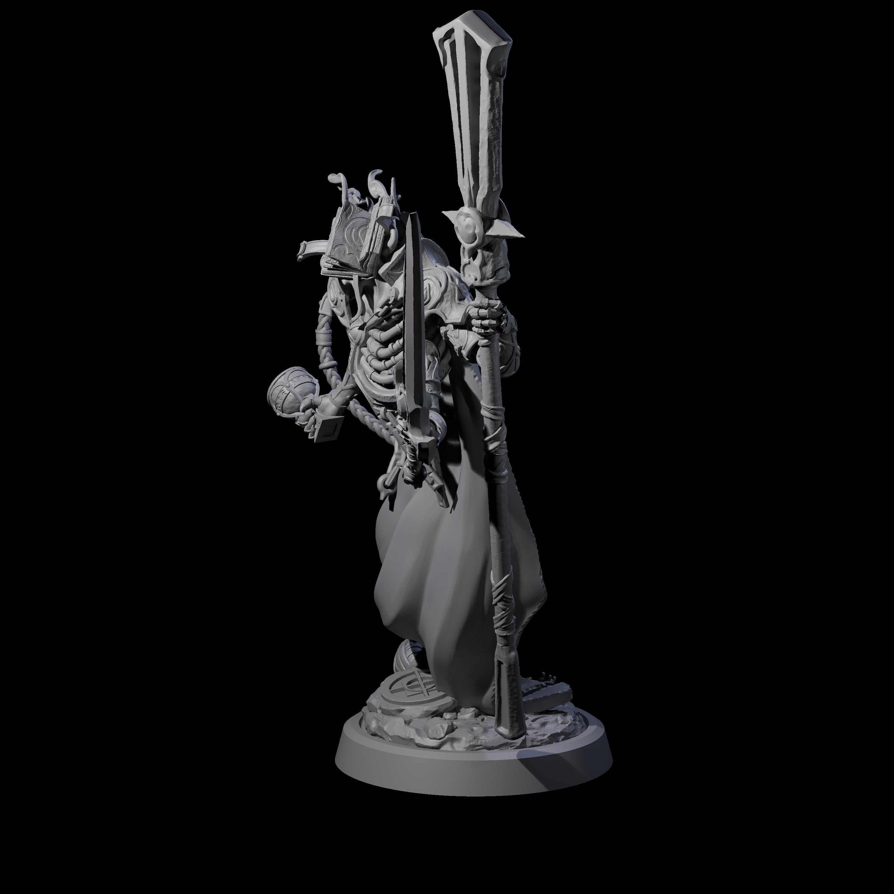 Attendant Ossuary Theurge B Miniature for Dungeons and Dragons, Pathfinder or other TTRPGs