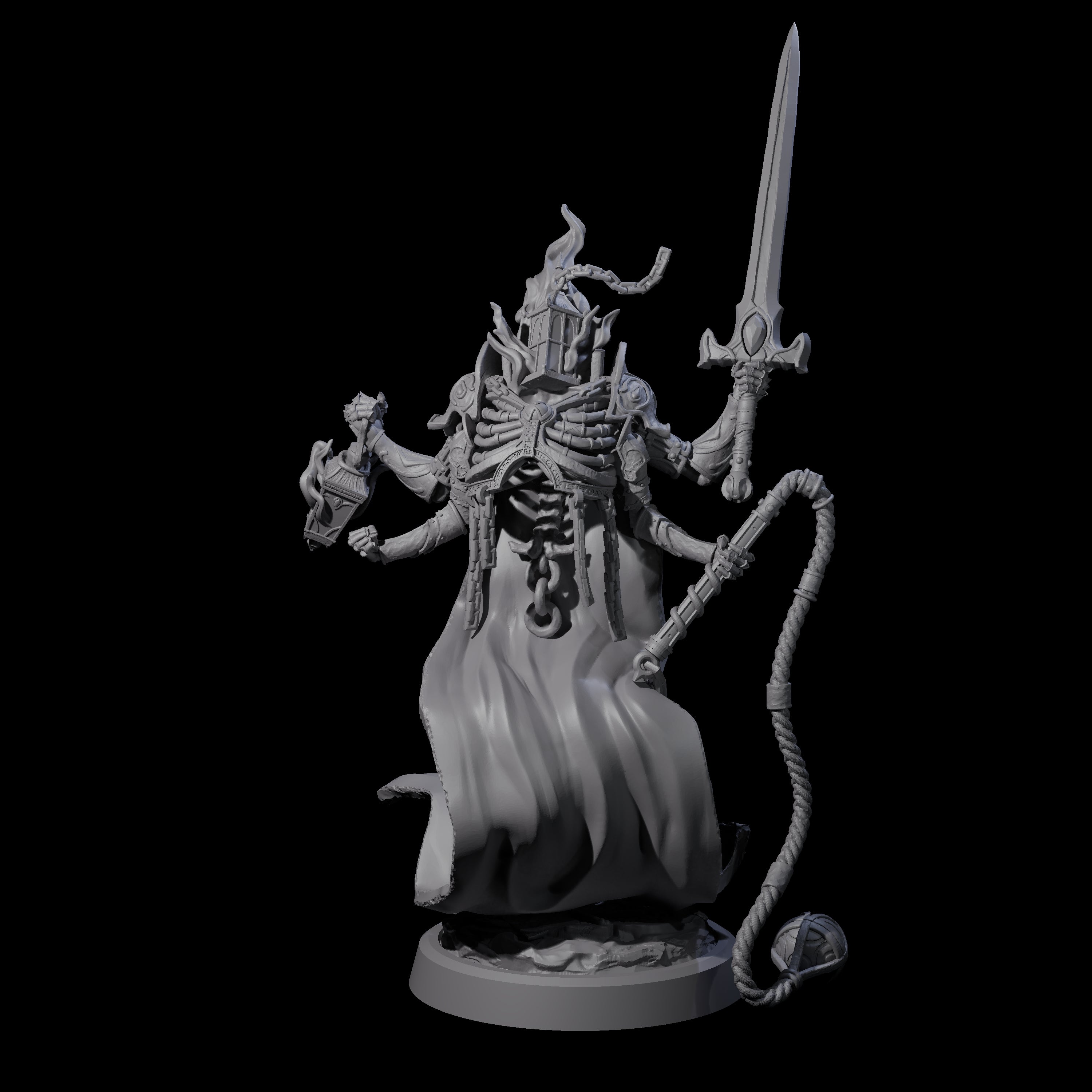 Attendant Ossuary Theurge C Miniature for Dungeons and Dragons, Pathfinder or other TTRPGs