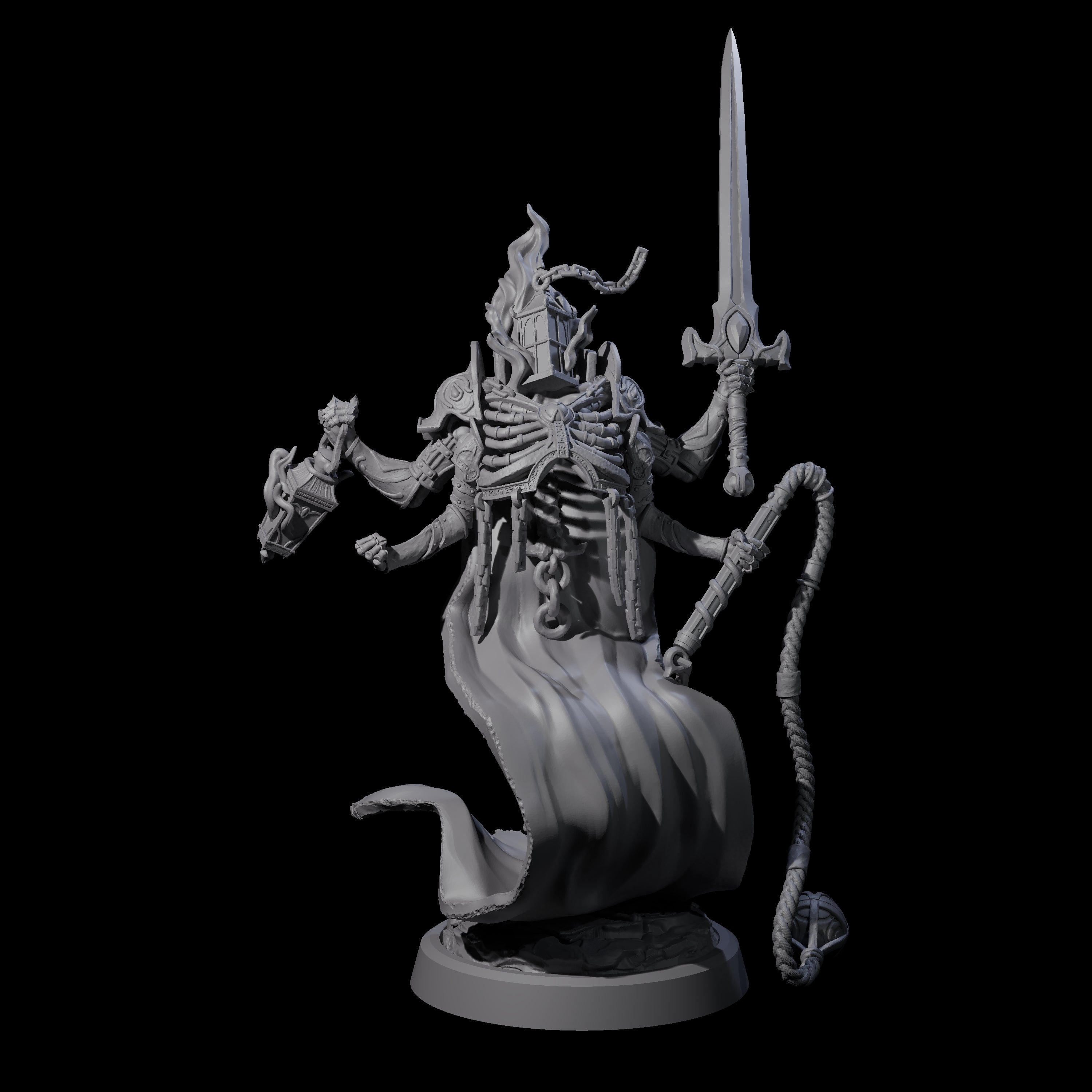 Attendant Ossuary Theurge C Miniature for Dungeons and Dragons, Pathfinder or other TTRPGs