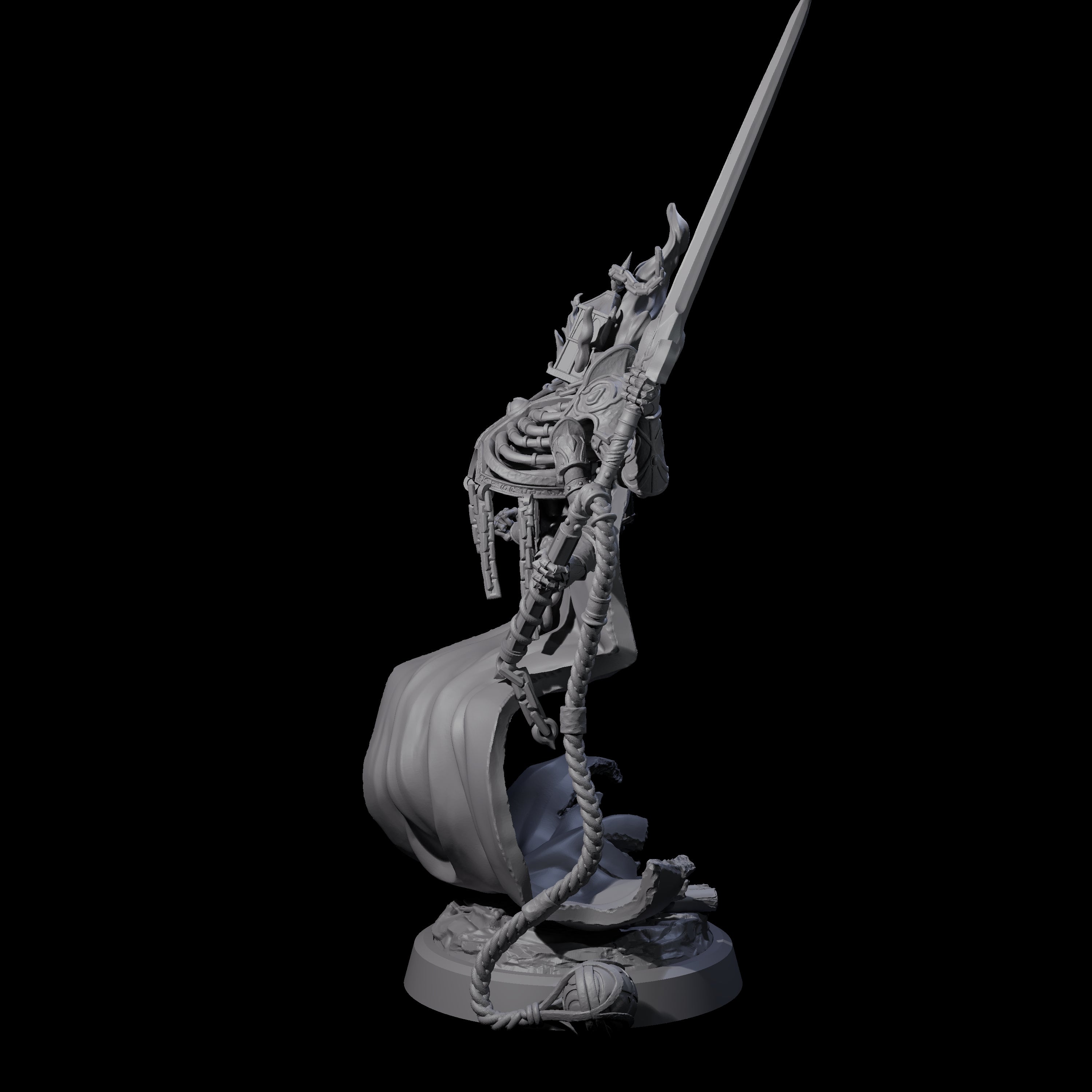 Attendant Ossuary Theurge C Miniature for Dungeons and Dragons, Pathfinder or other TTRPGs