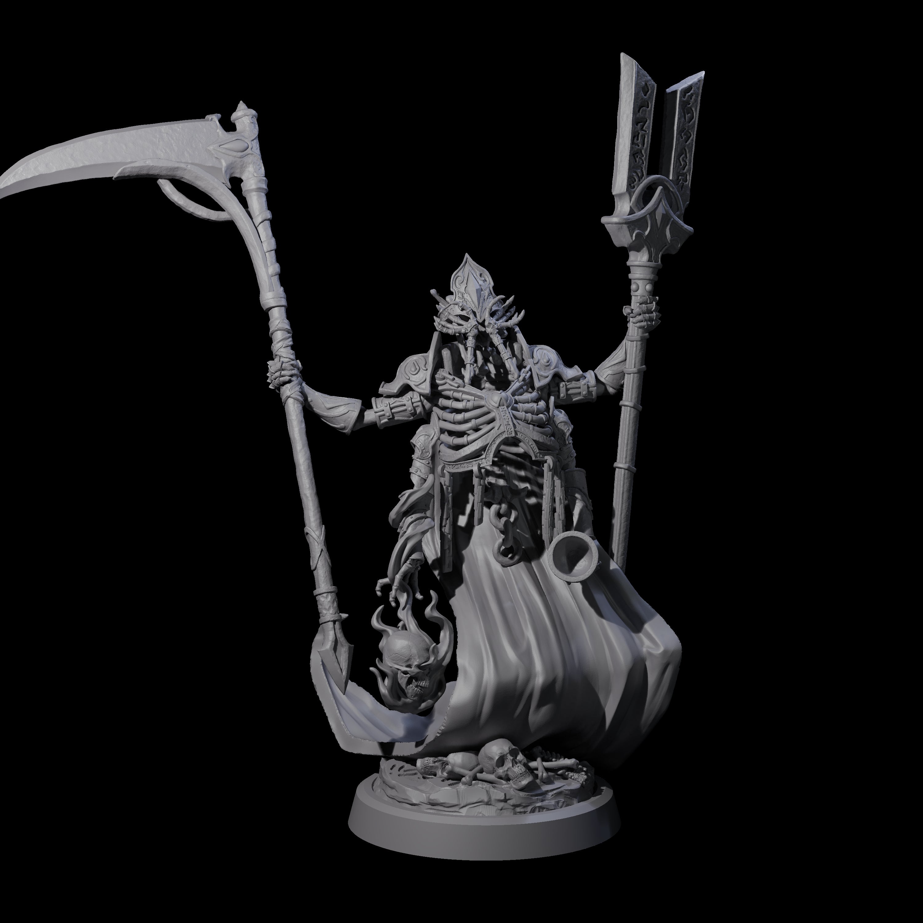 Attendant Ossuary Theurge D Miniature for Dungeons and Dragons, Pathfinder or other TTRPGs