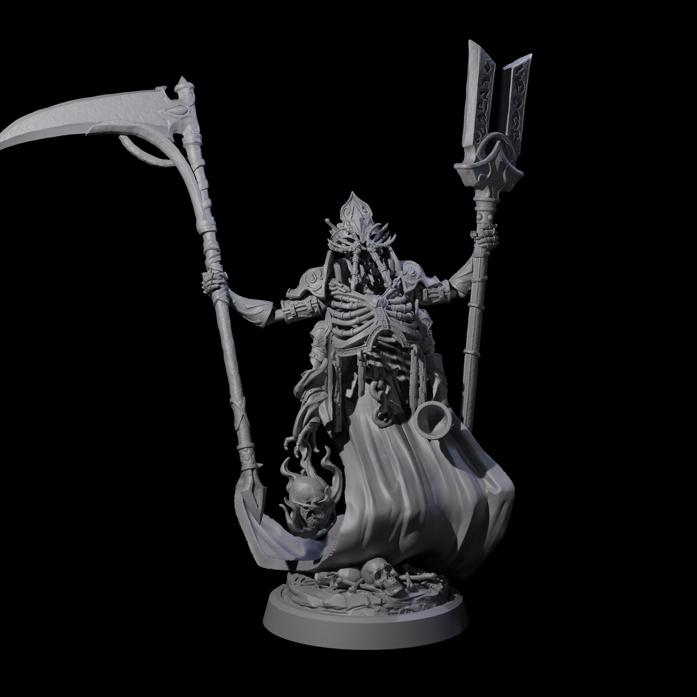 Attendant Ossuary Theurge D Miniature for Dungeons and Dragons, Pathfinder or other TTRPGs