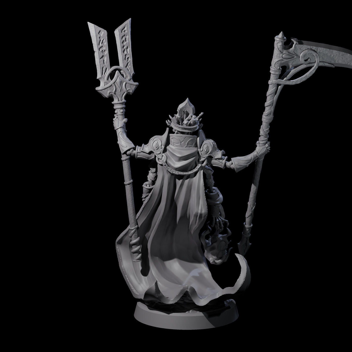 Attendant Ossuary Theurge D Miniature for Dungeons and Dragons, Pathfinder or other TTRPGs