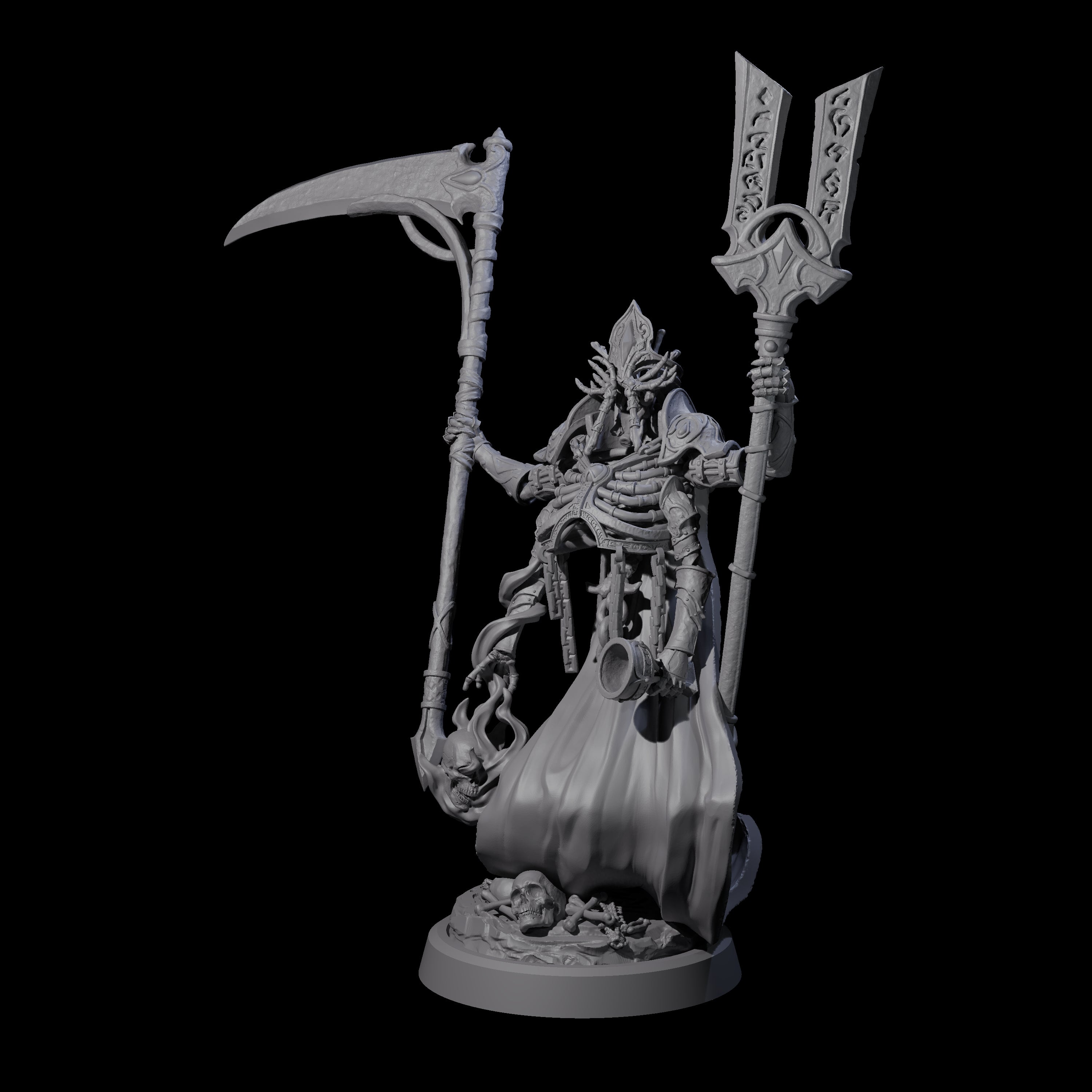 Attendant Ossuary Theurge D Miniature for Dungeons and Dragons, Pathfinder or other TTRPGs