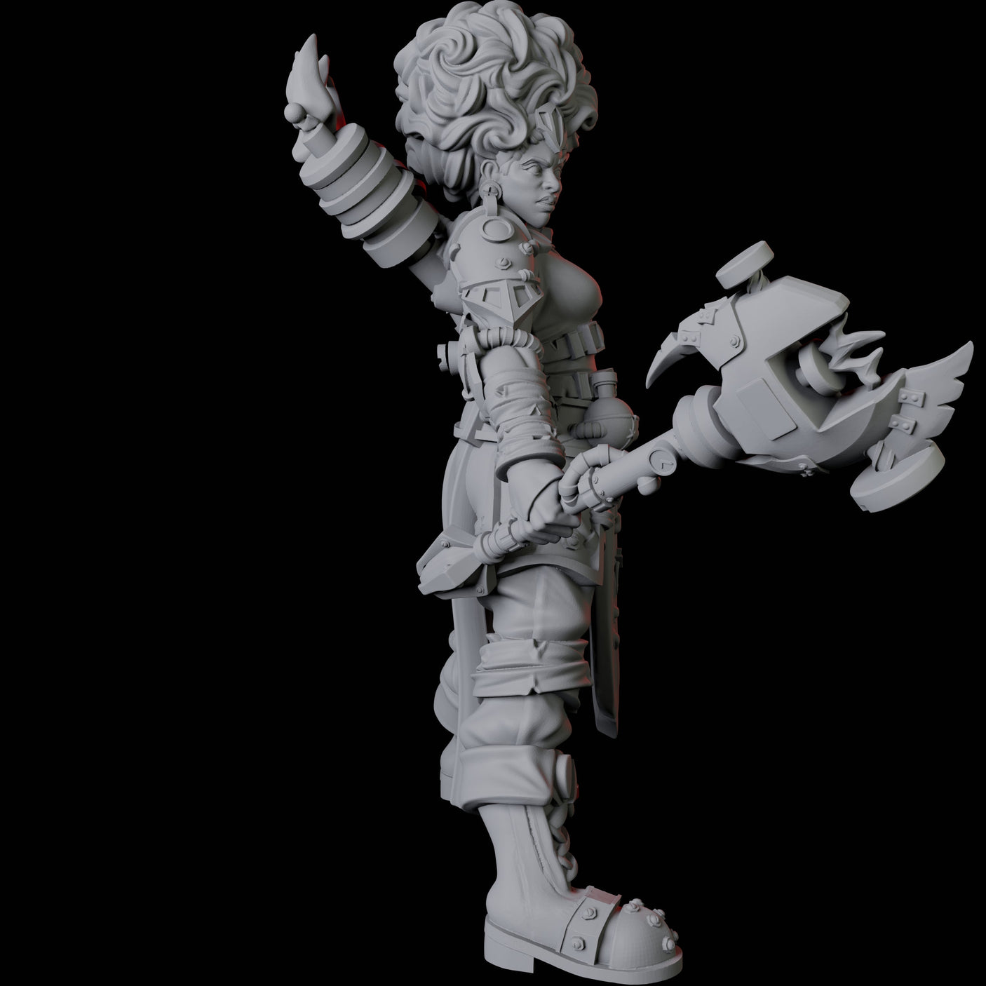 Augmented Artificer A Miniature for Dungeons and Dragons, Pathfinder or other TTRPGs