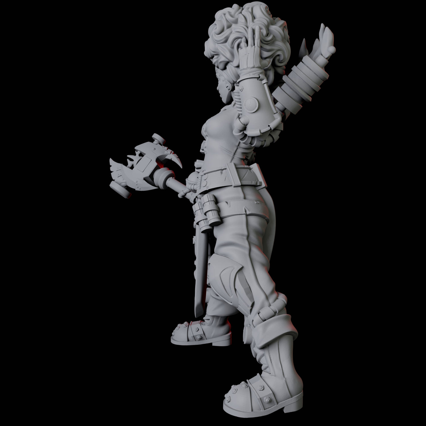 Augmented Artificer A Miniature for Dungeons and Dragons, Pathfinder or other TTRPGs