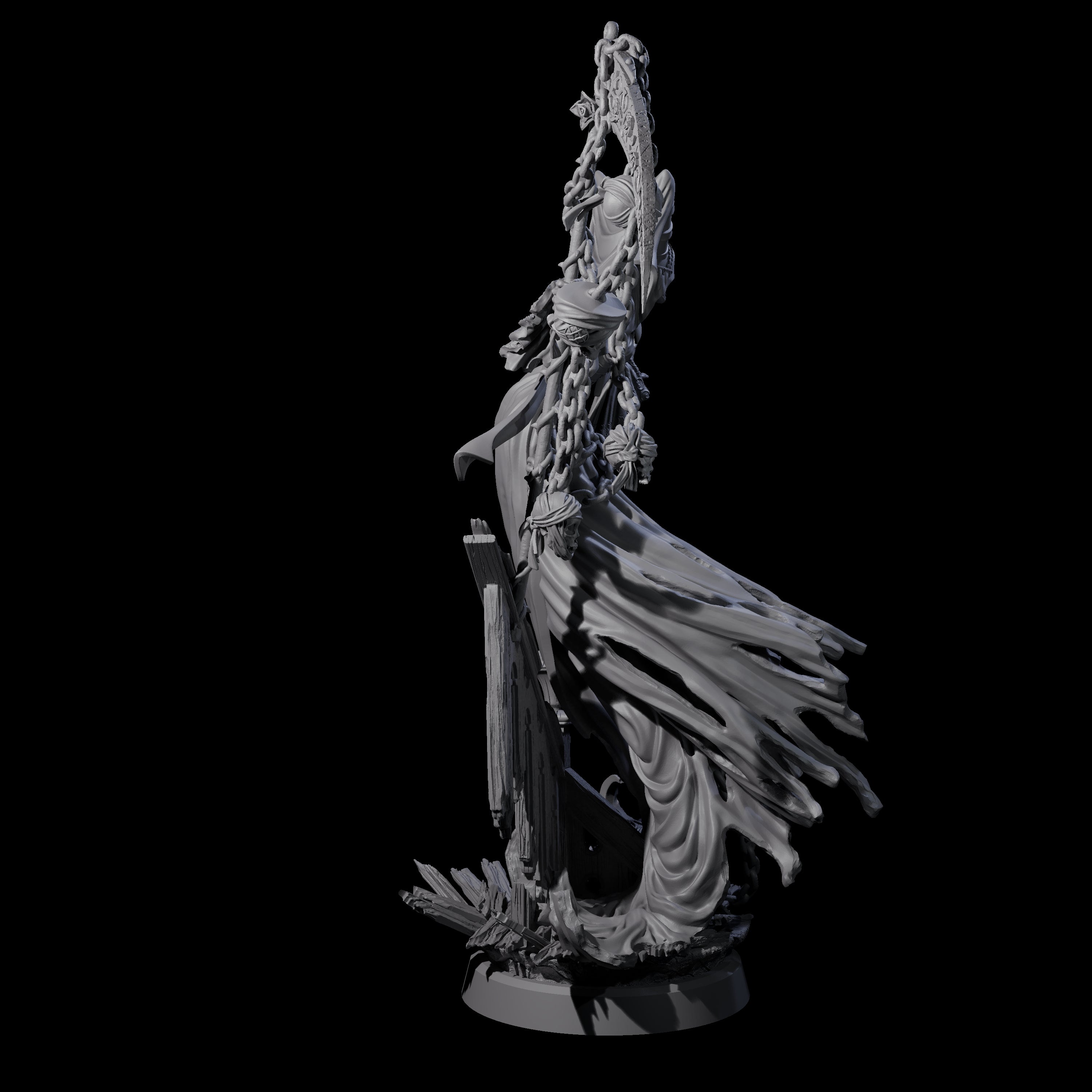 Avenging Mohrg Miniature for Dungeons and Dragons, Pathfinder or other TTRPGs