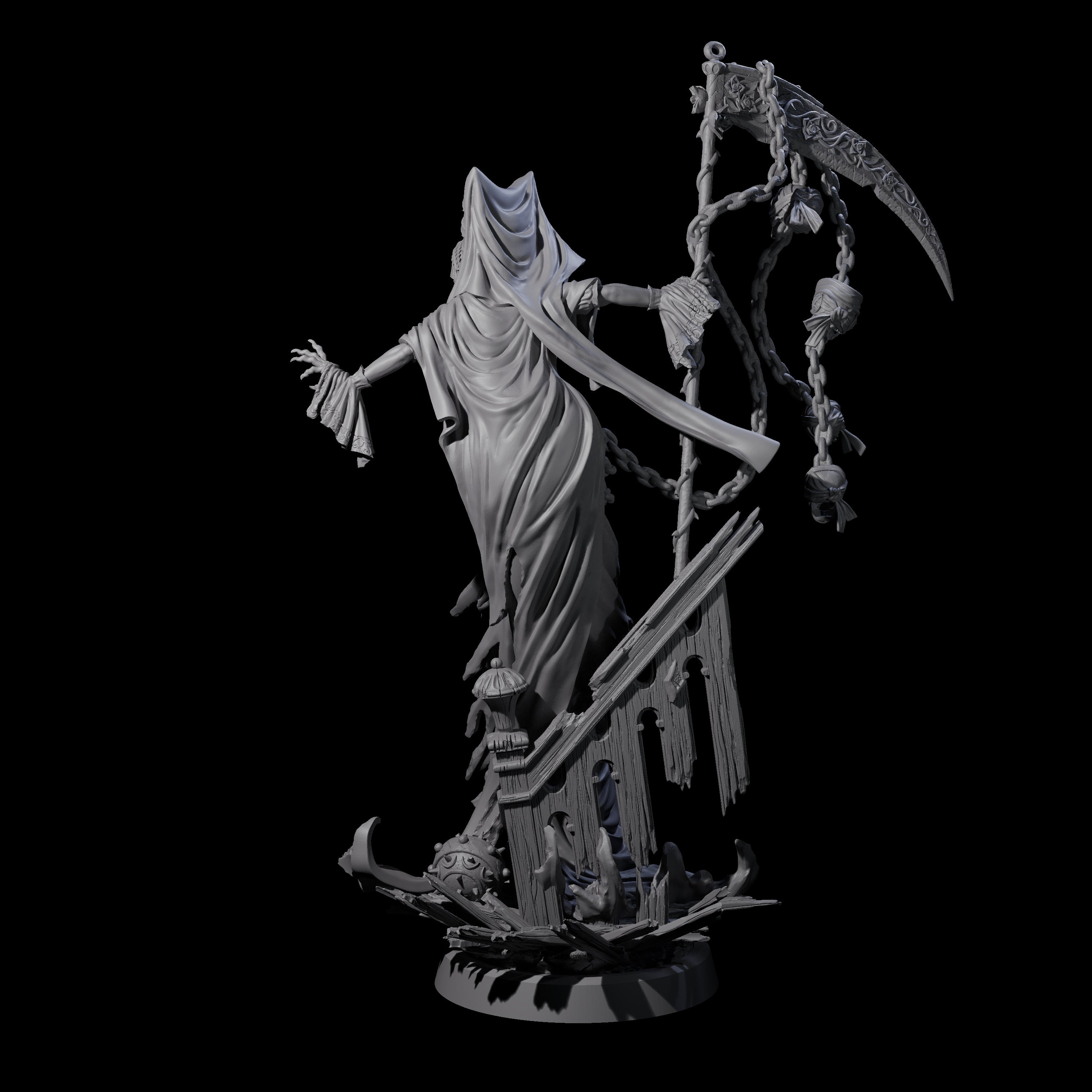 Avenging Mohrg Miniature for Dungeons and Dragons, Pathfinder or other TTRPGs