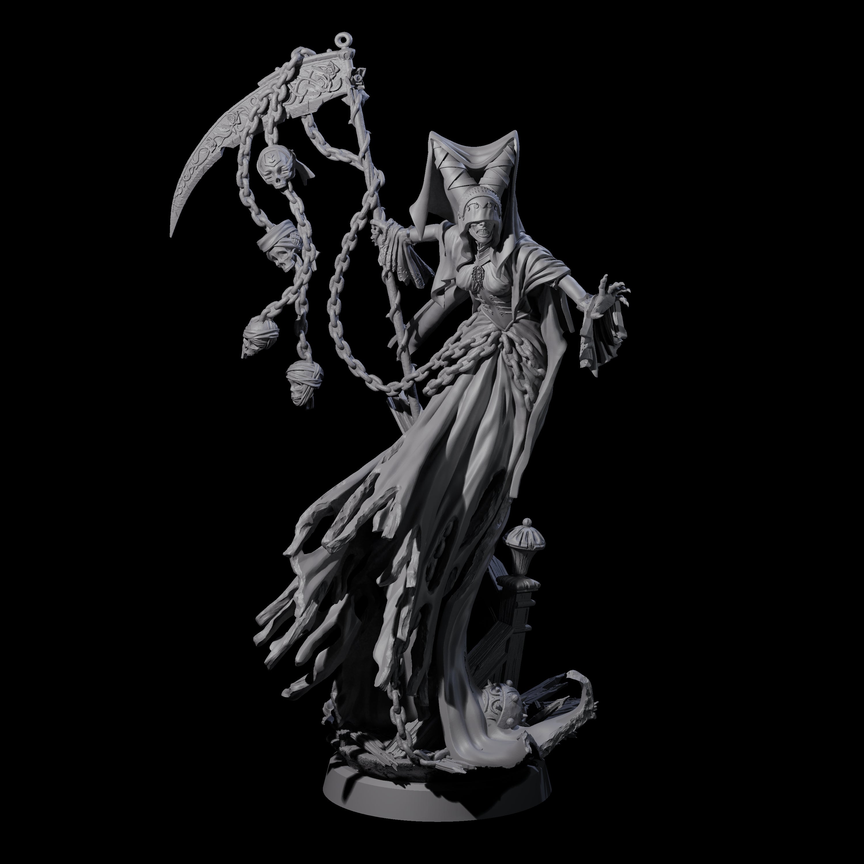 Avenging Mohrg Miniature for Dungeons and Dragons, Pathfinder or other TTRPGs