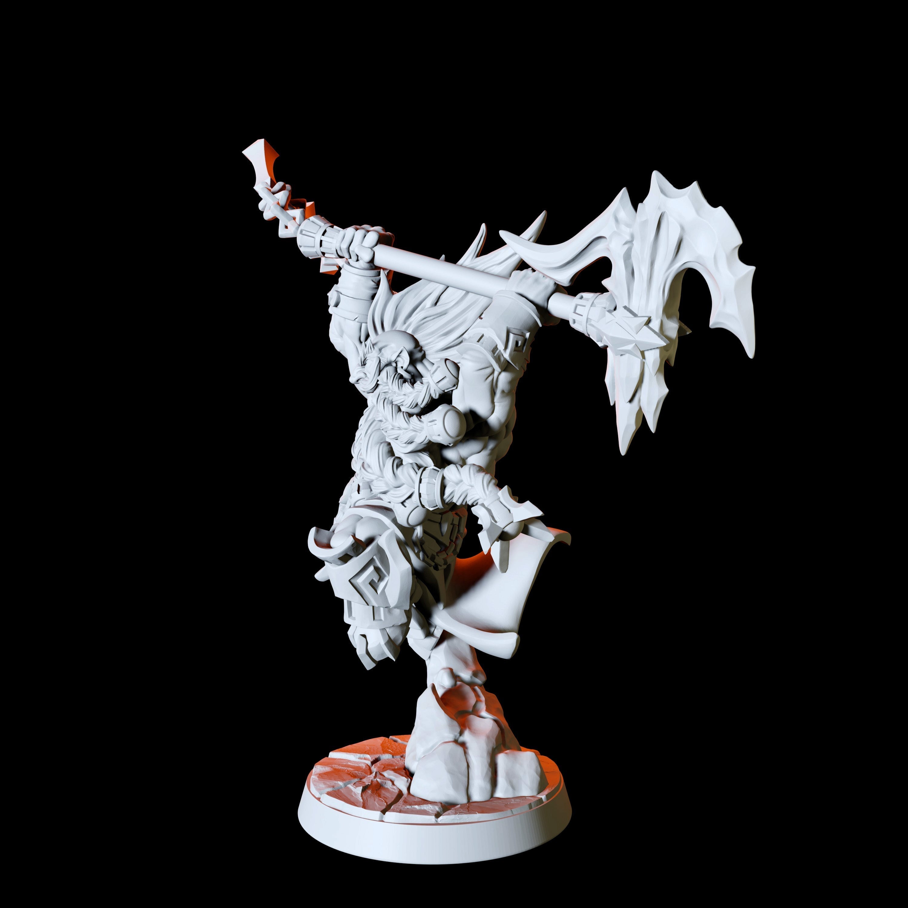 Axe Wielding Dwarf Miniature for Dungeons and Dragons, Pathfinder or other TTRPGs