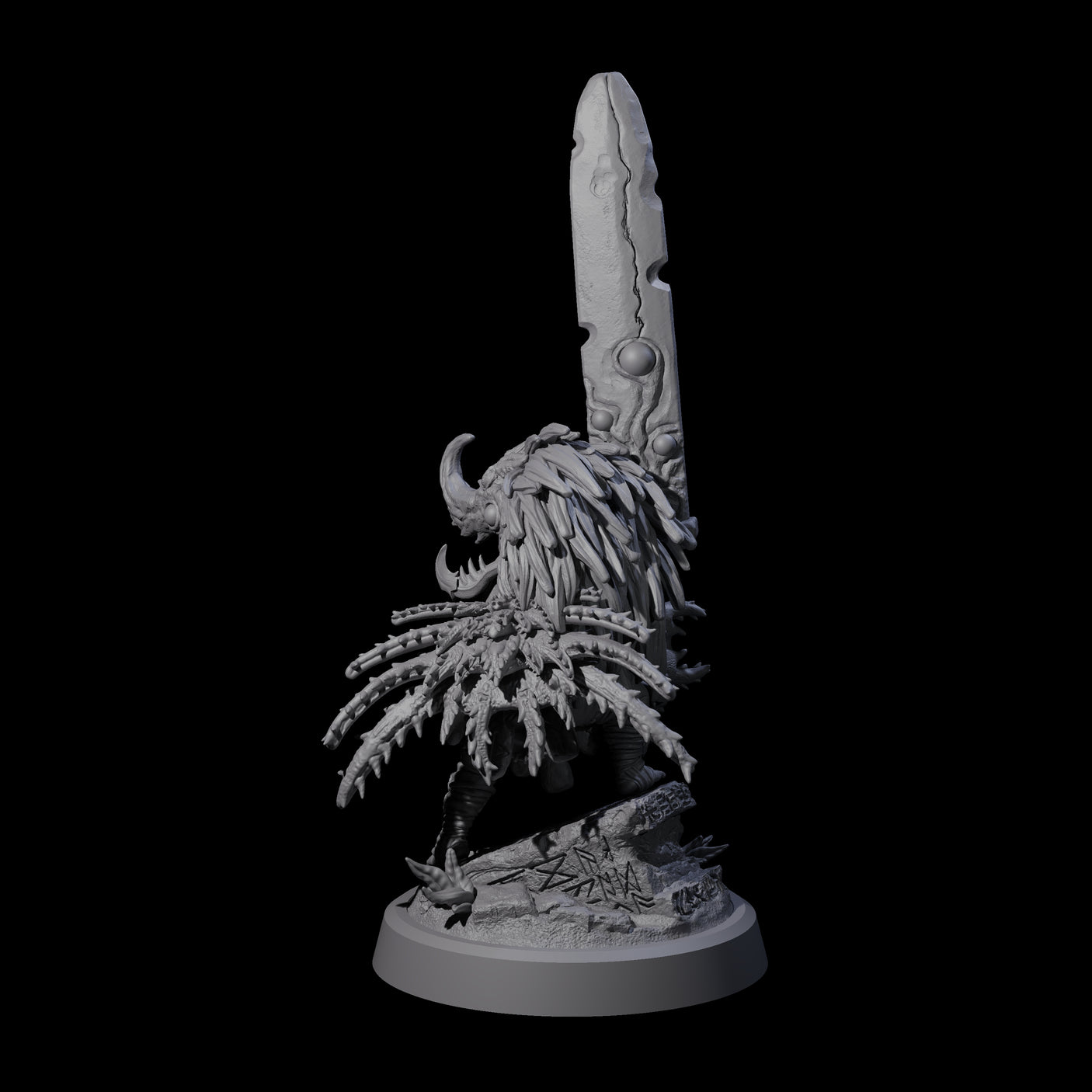 Aztec Inspired Halfing Fighter Miniature for Dungeons and Dragons, Pathfinder or other TTRPGs