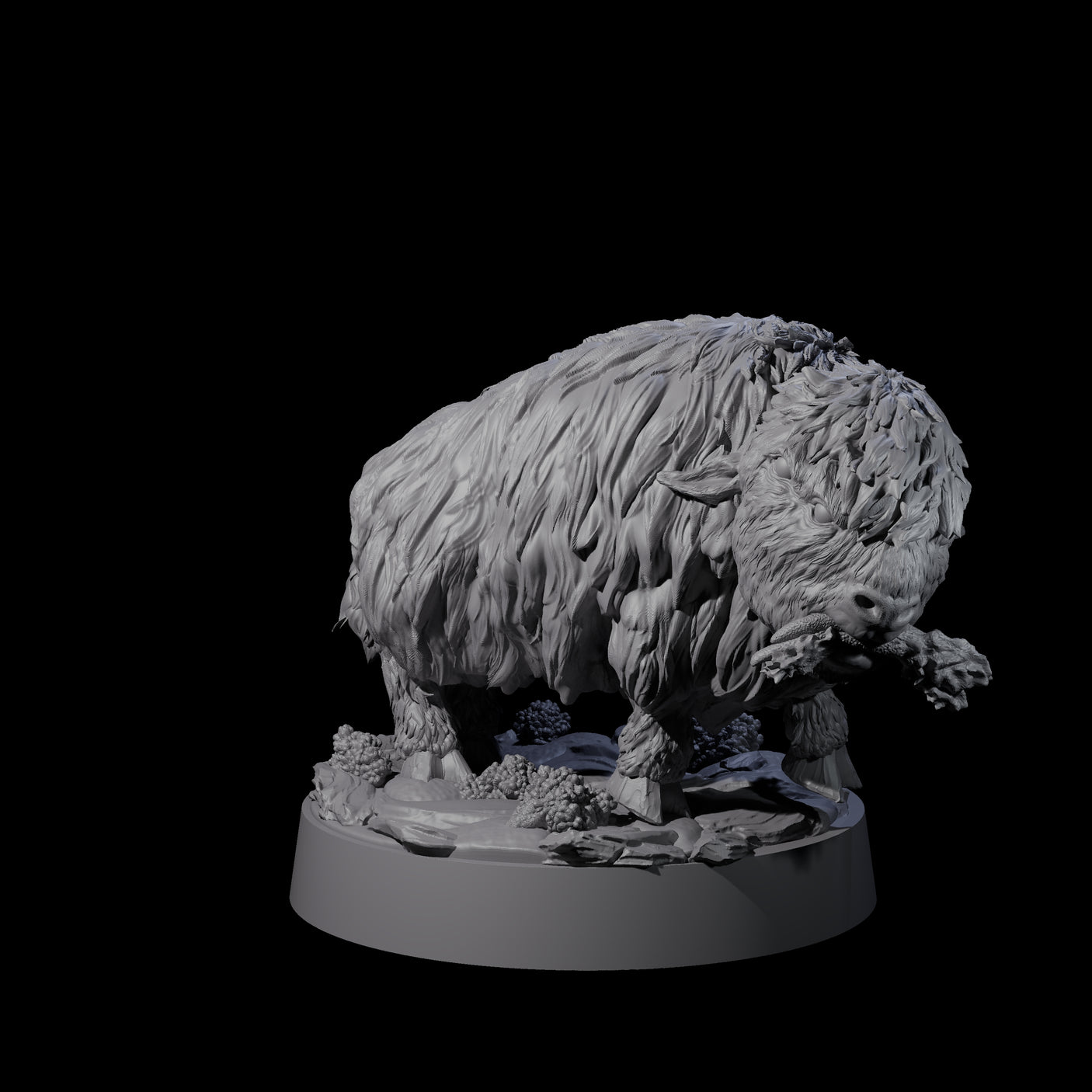Baby Yak Miniature for Dungeons and Dragons, Pathfinder or other TTRPGs