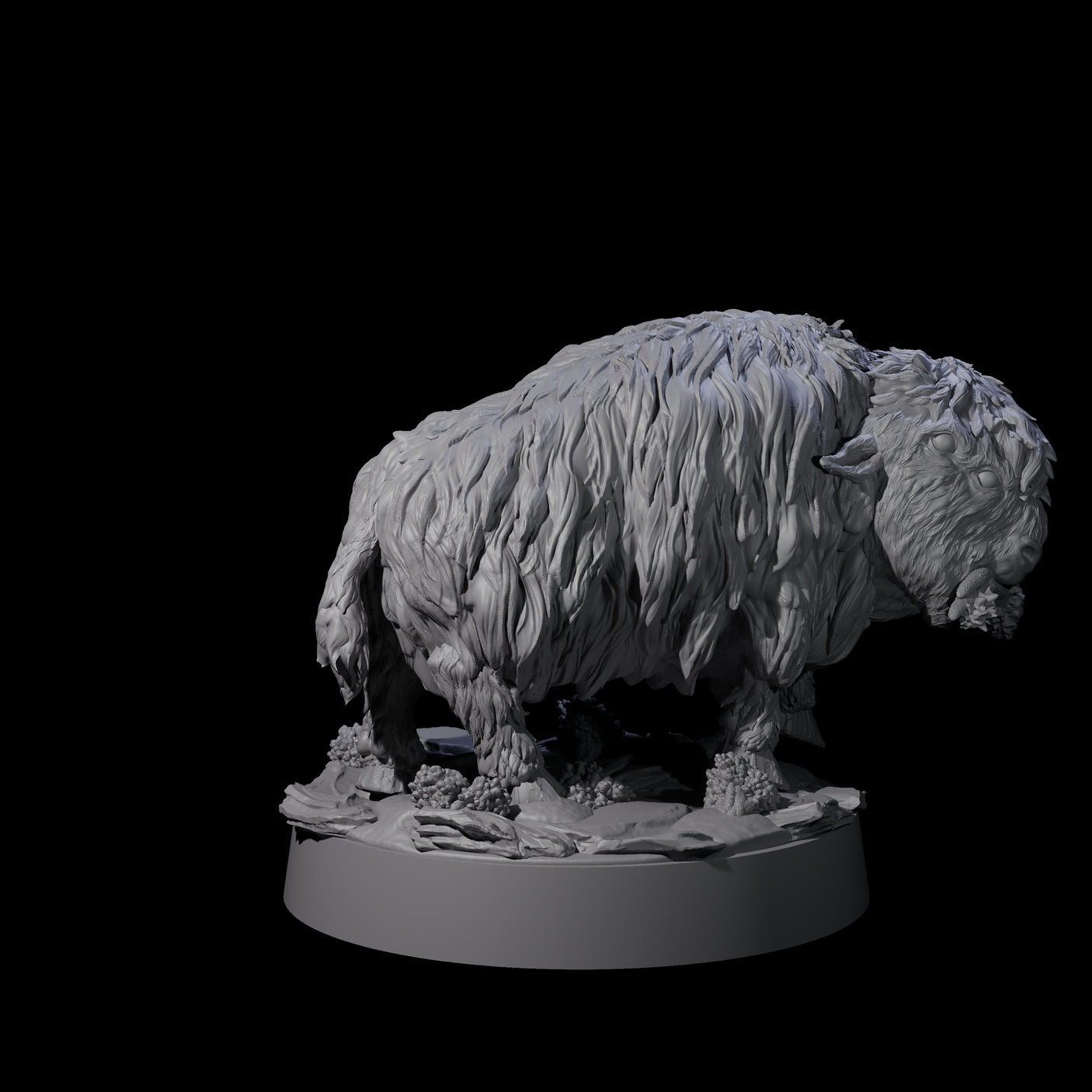 Baby Yak Miniature for Dungeons and Dragons, Pathfinder or other TTRPGs