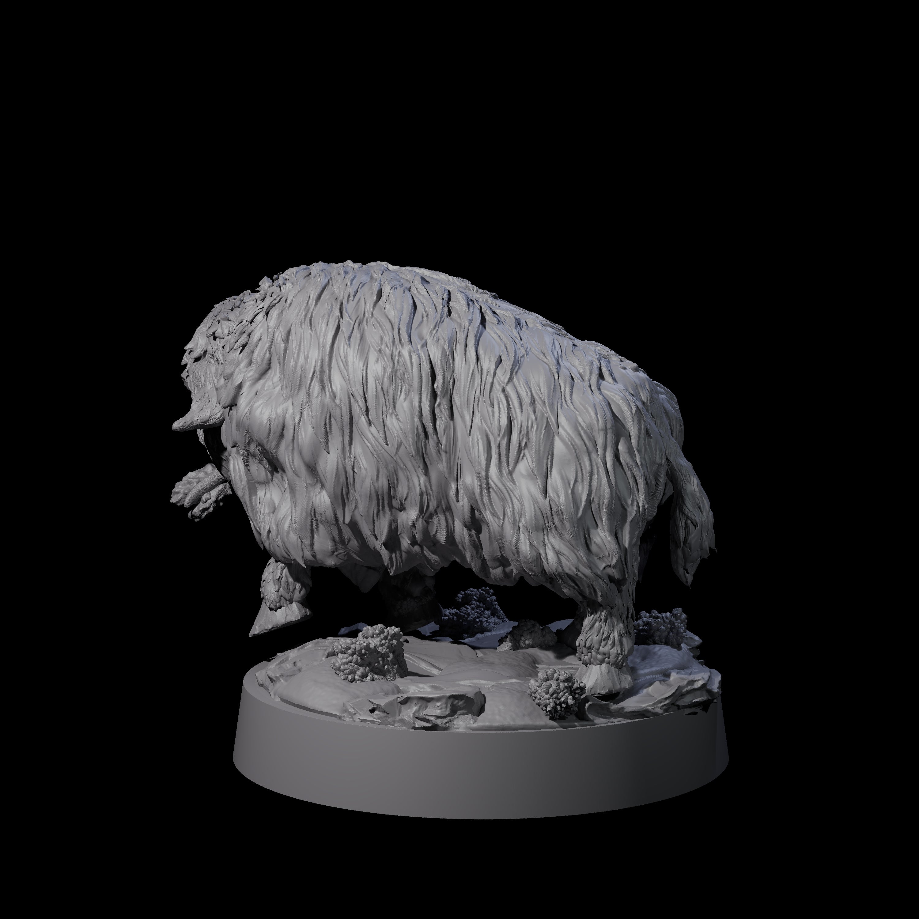 Baby Yak Miniature for Dungeons and Dragons, Pathfinder or other TTRPGs