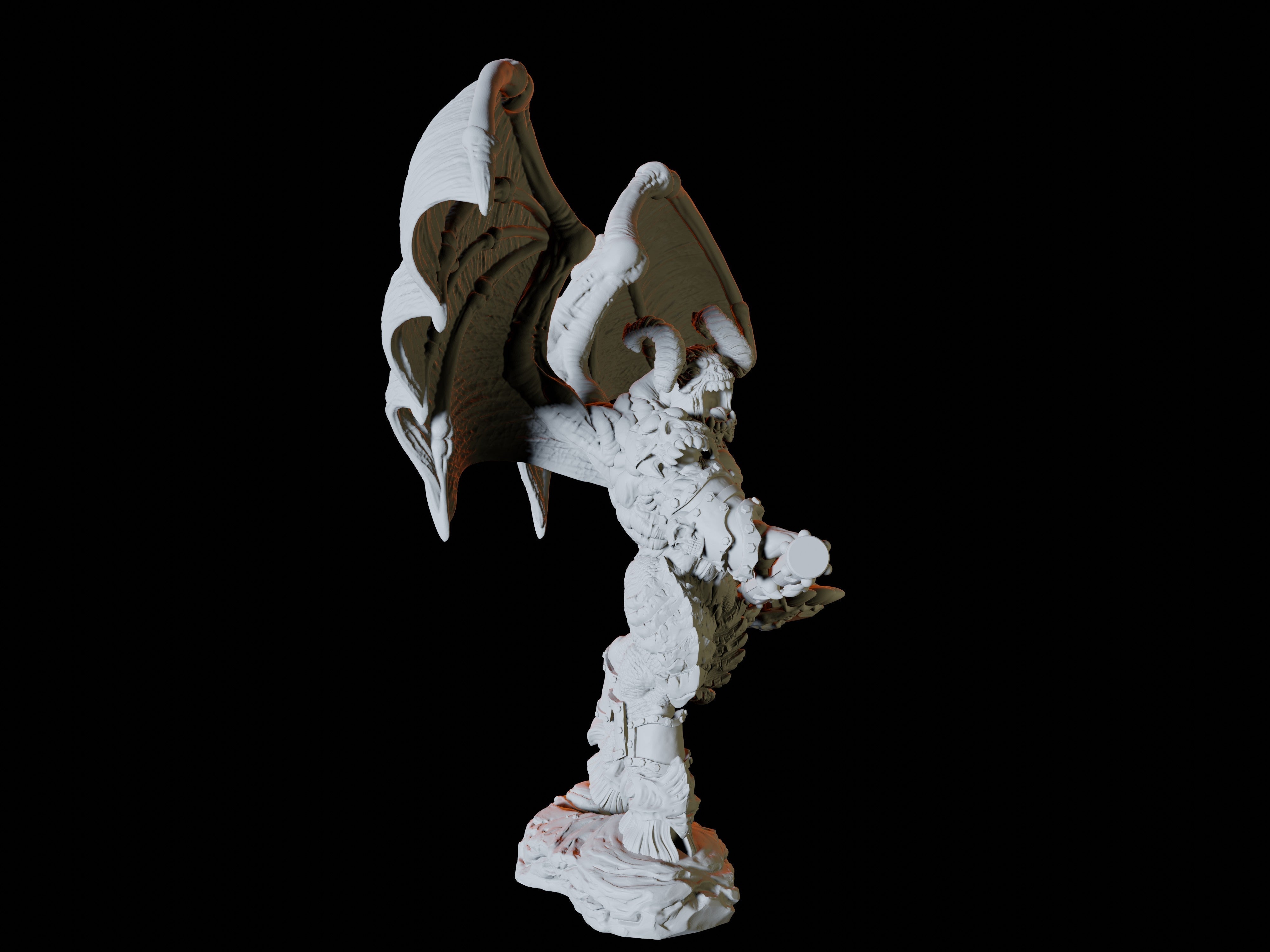 Chained Balor Miniature for Dungeons and Dragons - Myth Forged