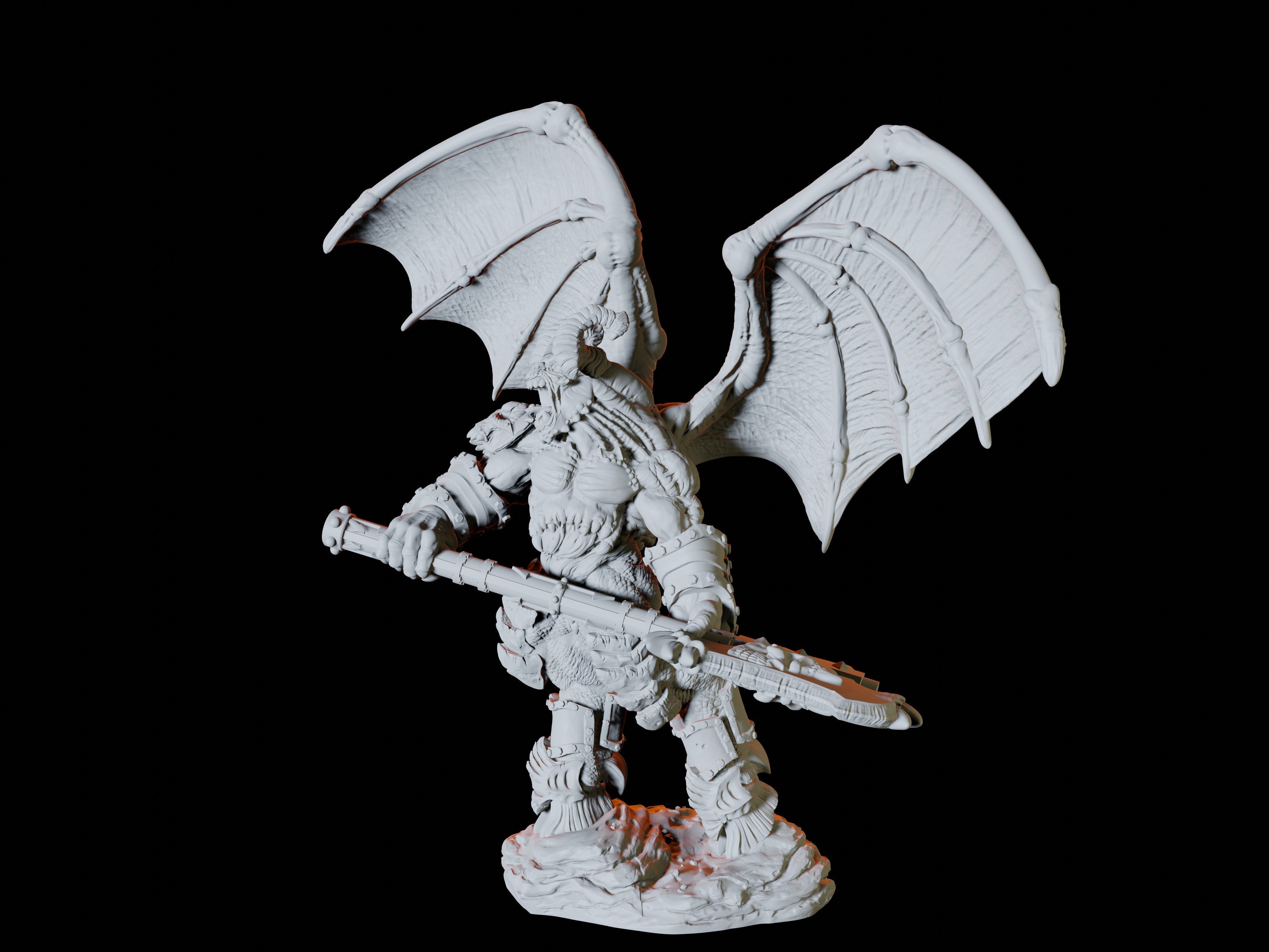 Chained Balor Miniature for Dungeons and Dragons - Myth Forged