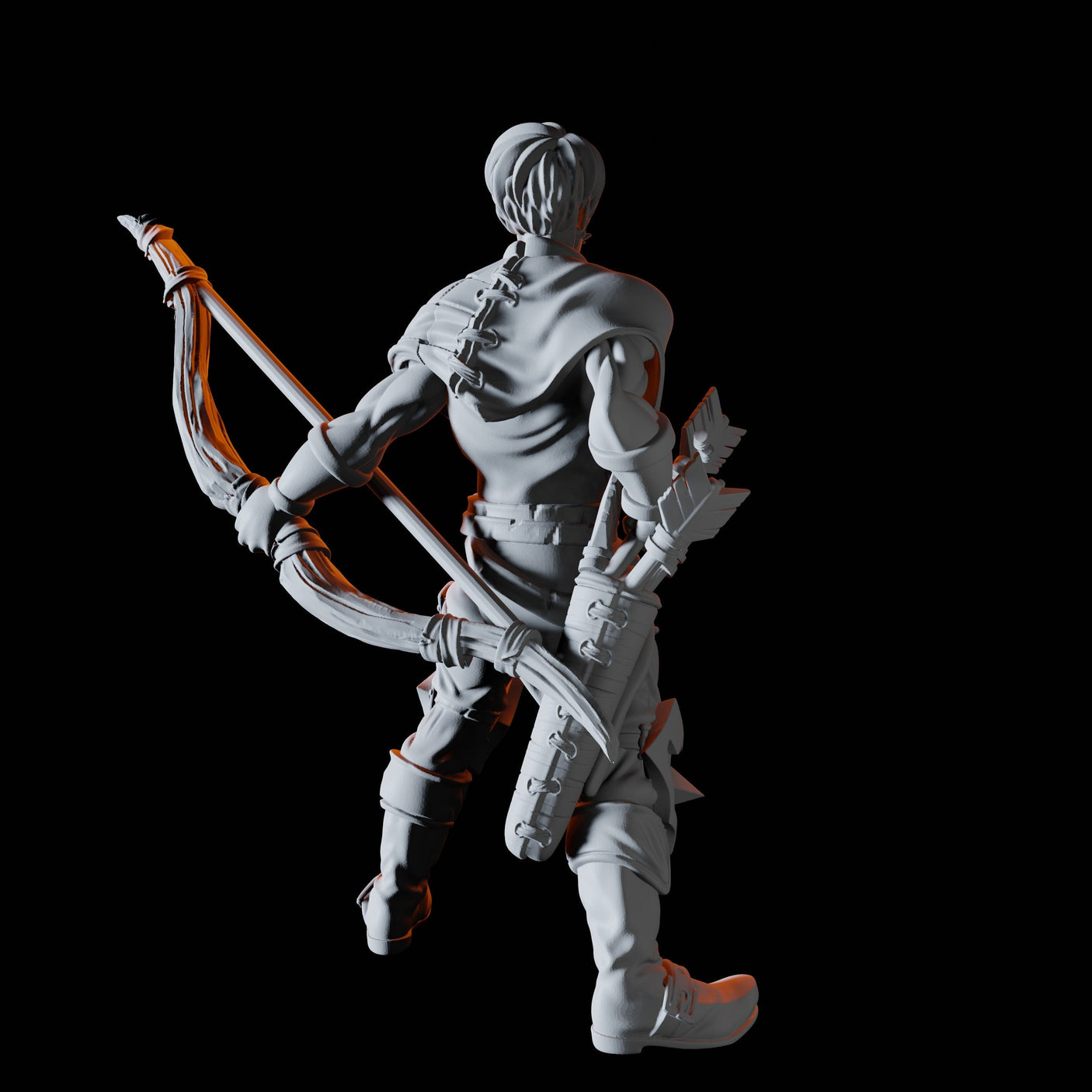 Bandit Archer Miniature for Dungeons and Dragons, Pathfinder or other TTRPGs