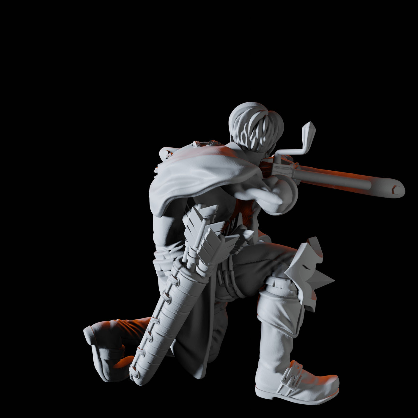 Bandit Crossbowman Miniature for Dungeons and Dragons, Pathfinder or other TTRPGs