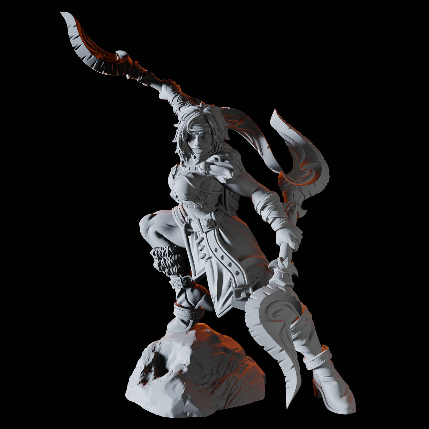 Bandit Rogue Miniature for Dungeons and Dragons, Pathfinder or other TTRPGs