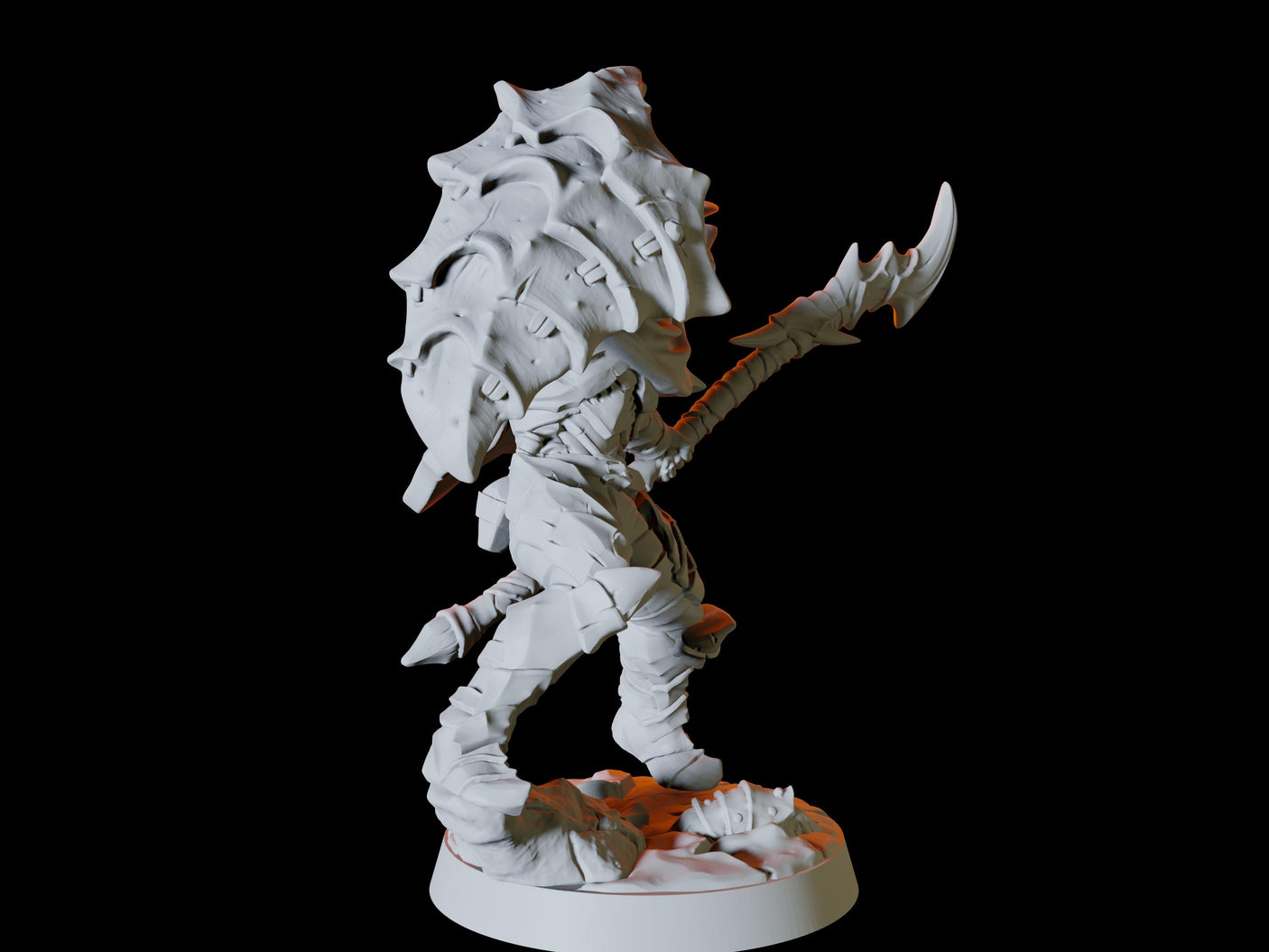 Bandlands Bandit Captain Miniature for Dungeons and Dragons, Pathfinder or other TTRPGs