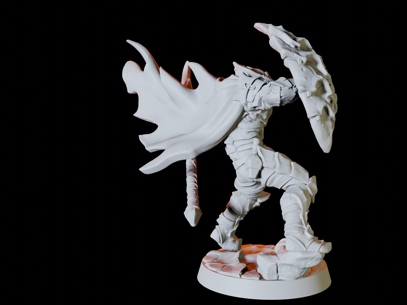 Bandlands Bandit Captain Miniature for Dungeons and Dragons, Pathfinder or other TTRPGs