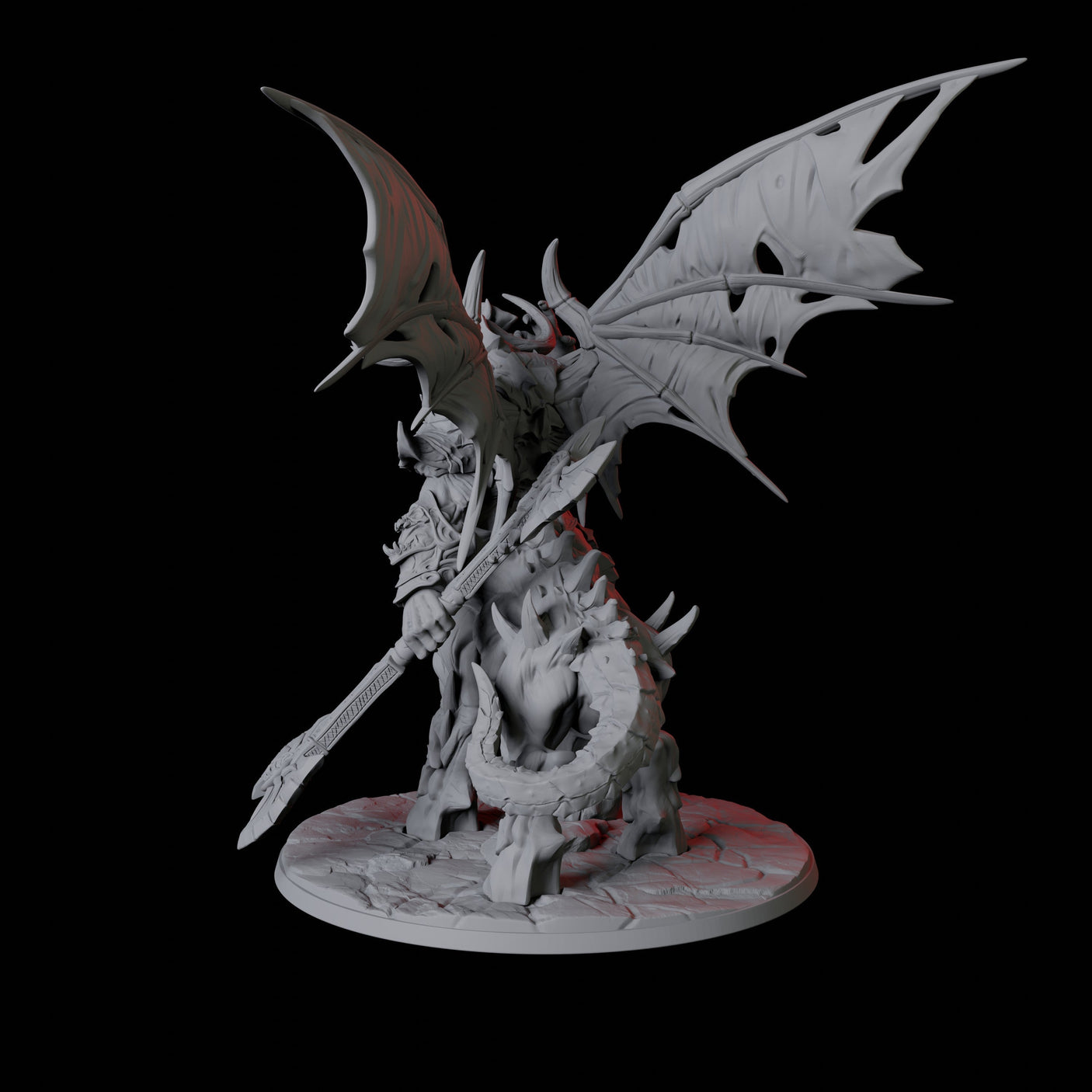 Baphomet Demon Lord Miniature for Dungeons and Dragons, Pathfinder or other TTRPGs