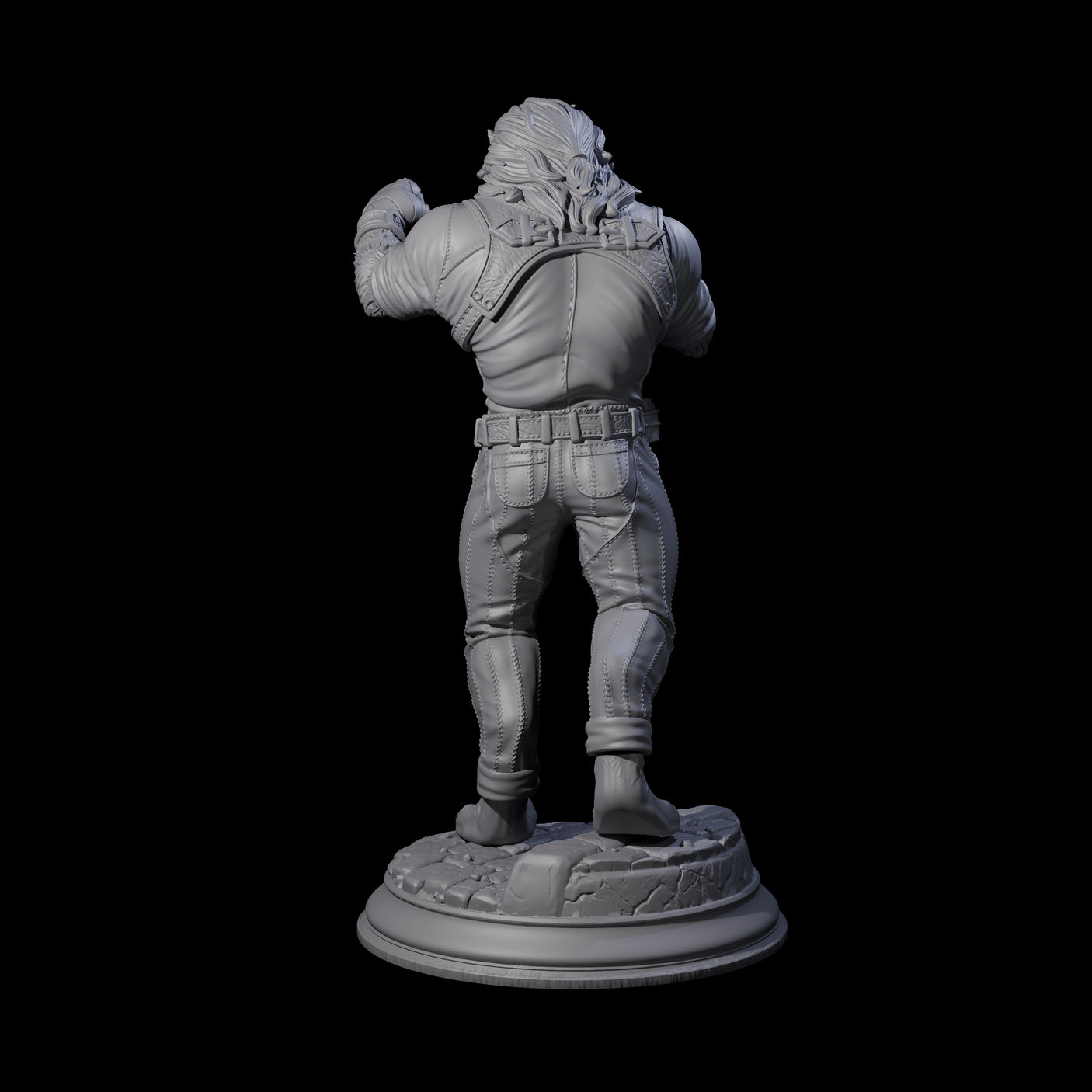 Bare Knuckle Fighter Miniature for Dungeons and Dragons, Pathfinder or other TTRPGs